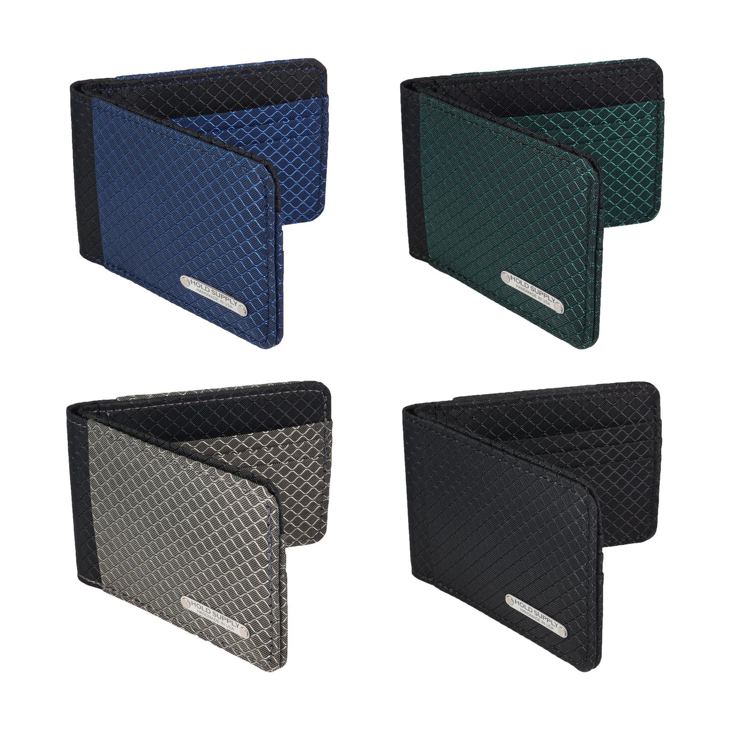 Black Ripstop Fabric Wallet