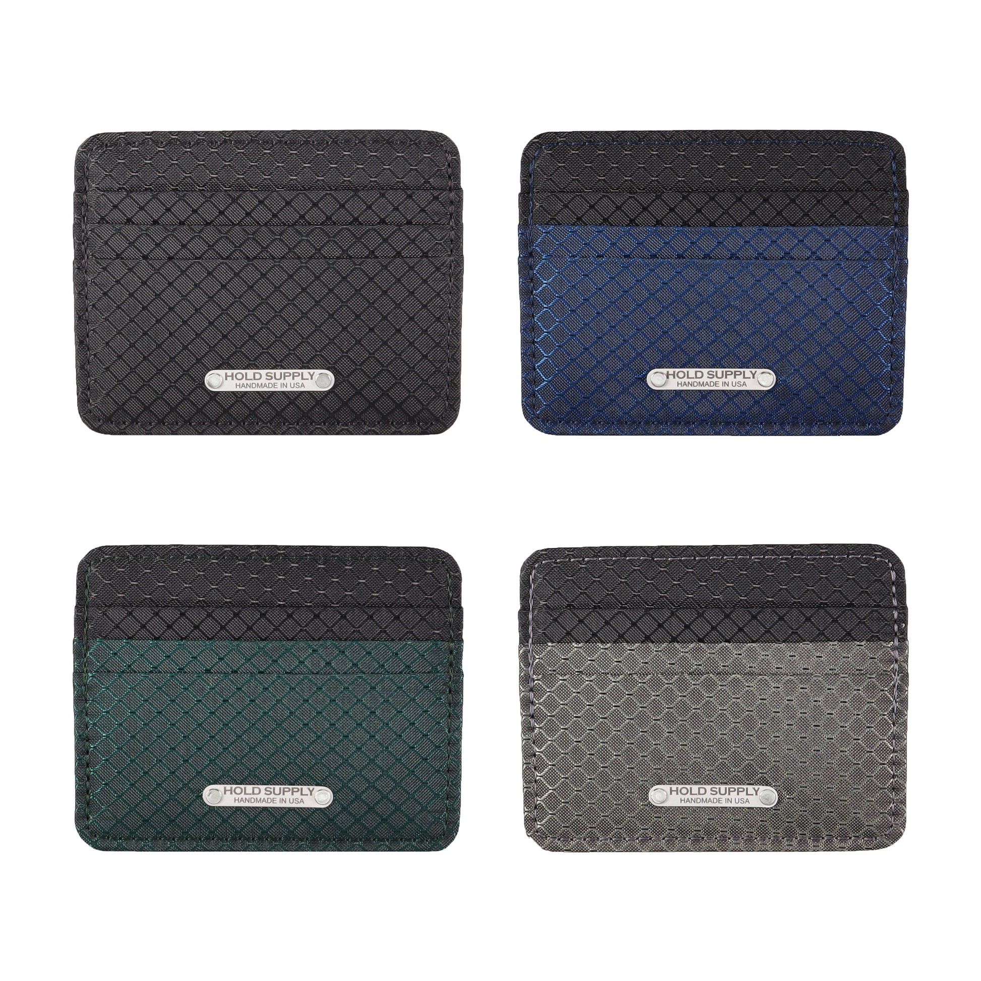 Black Ripstop Card Holder Wallet