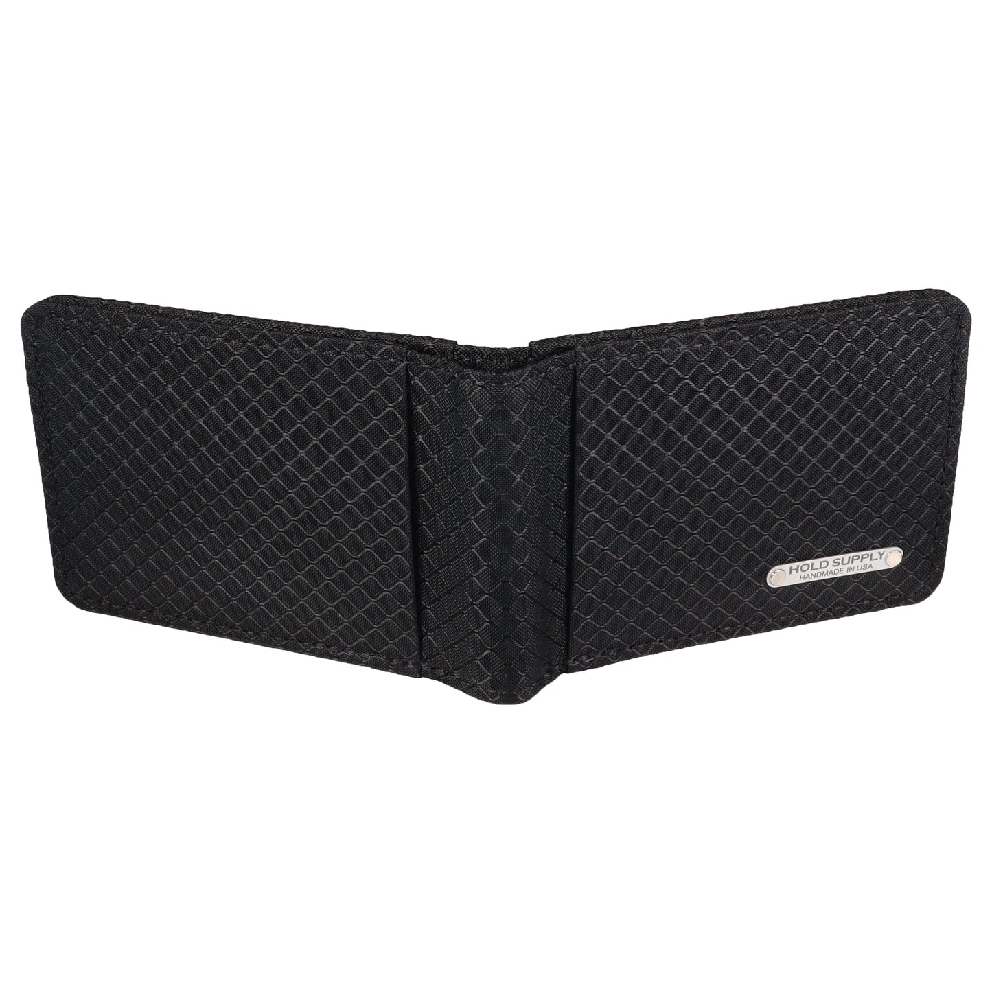 Black Ripstop Fabric Wallet