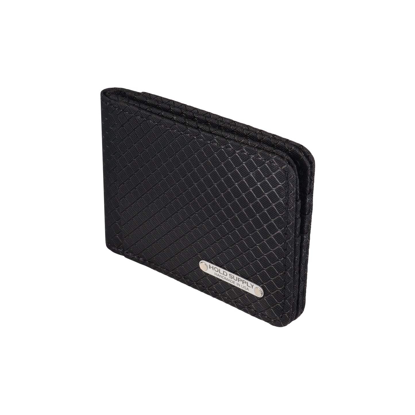 Black Ripstop Fabric Wallet