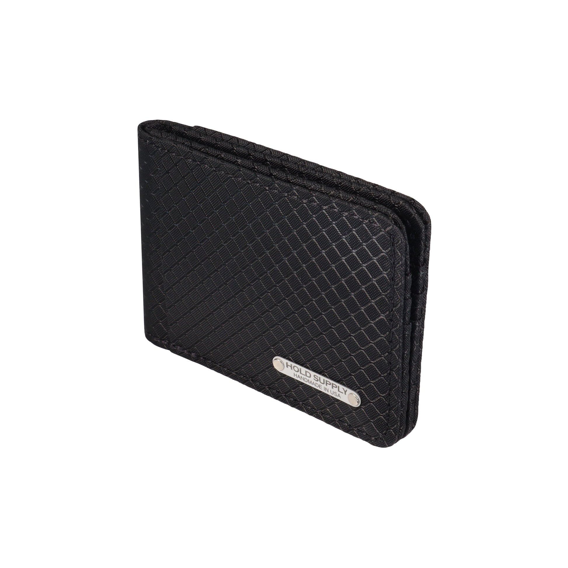 Black Ripstop Fabric Wallet