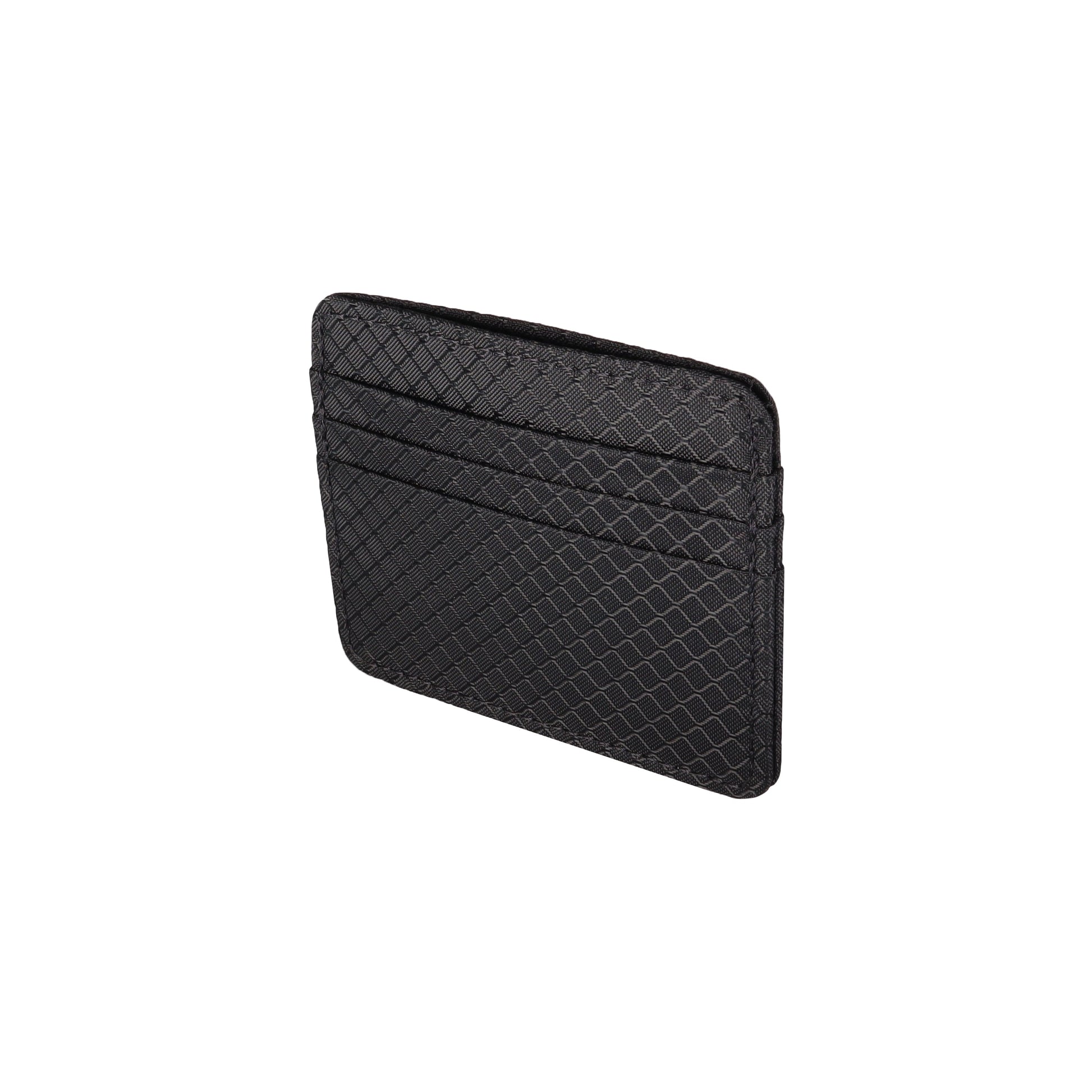 Black Ripstop Card Holder Wallet