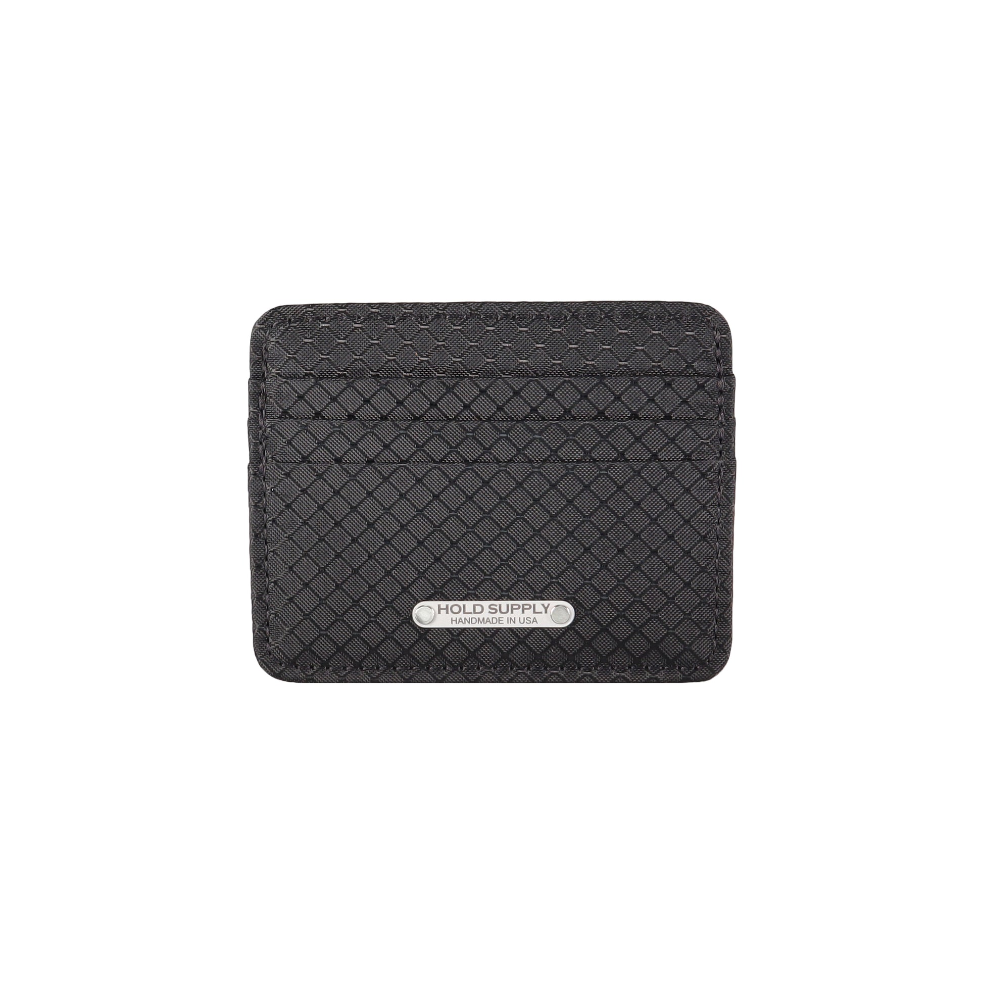 Black Ripstop Card Holder Wallet