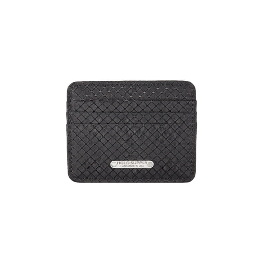 Black Ripstop Card Holder Wallet