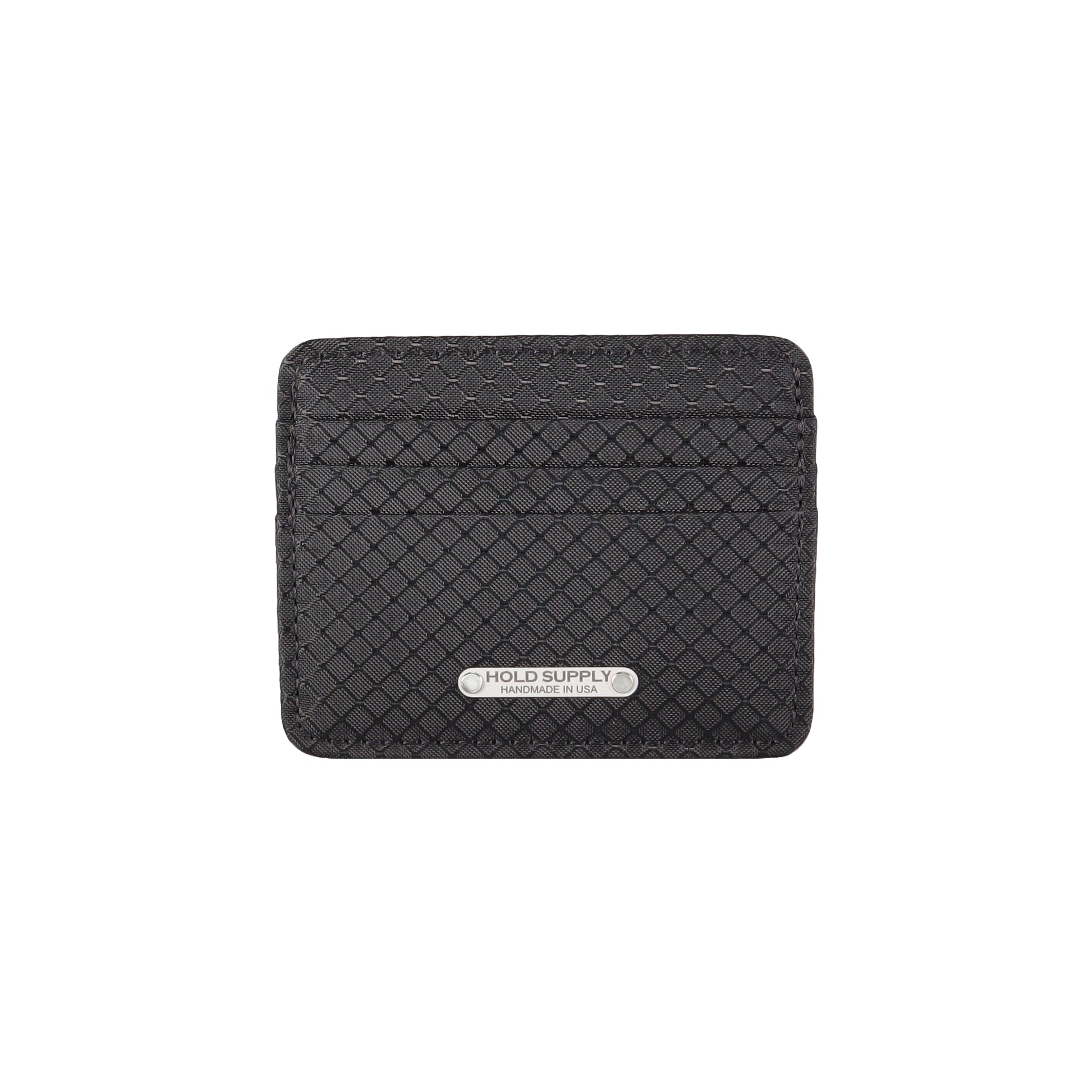 Black Ripstop Card Holder Wallet