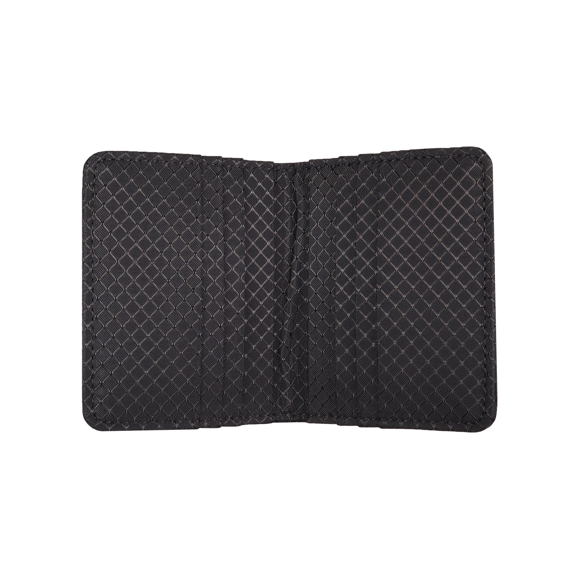 Black Ripstop Vertical Bifold Wallet