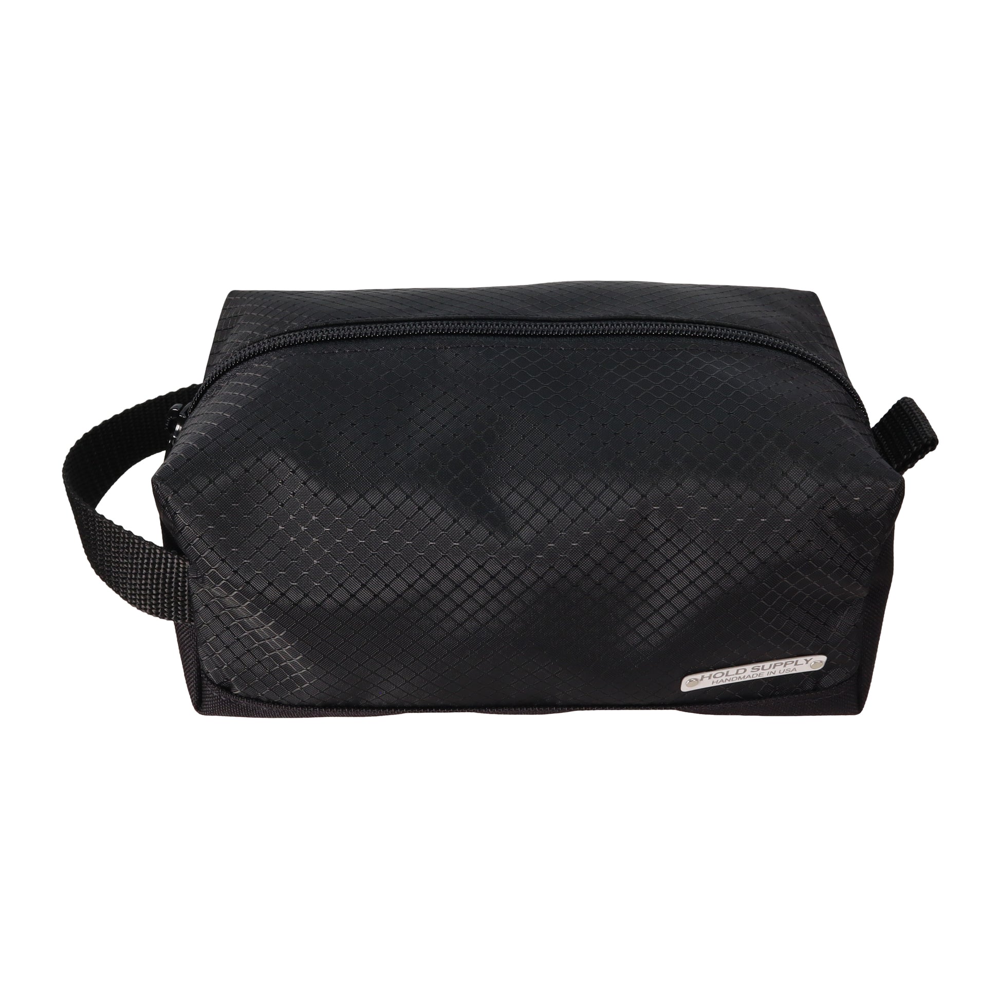 Black Ripstop and Canvas Toiletry Bag
