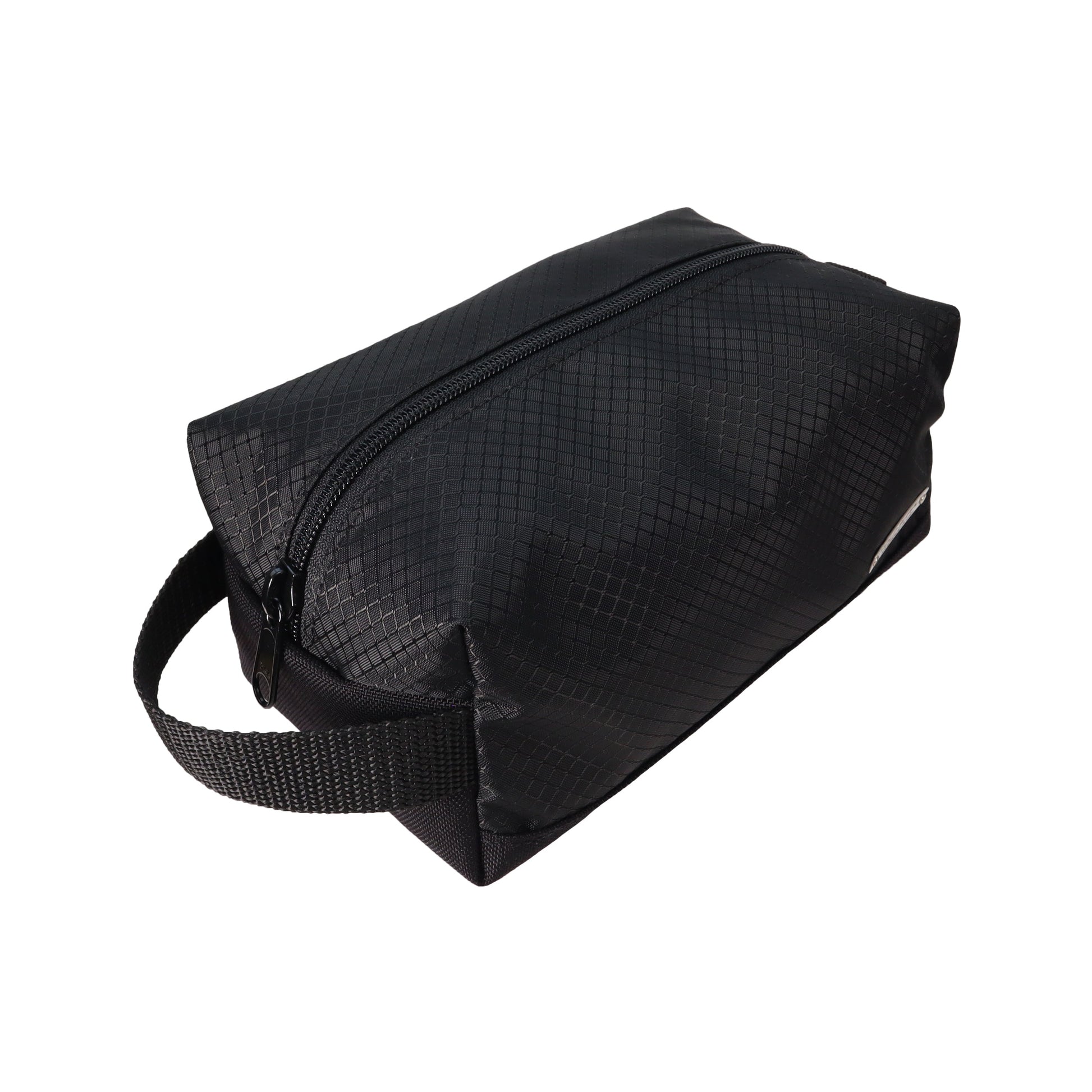 Black Ripstop and Canvas Toiletry Bag