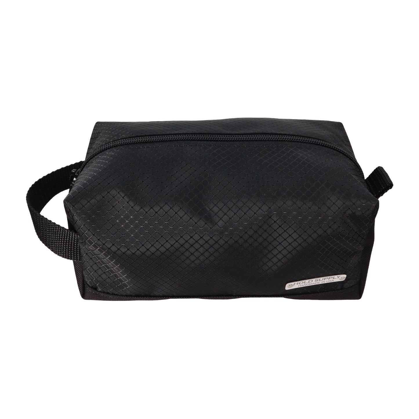 Black Ripstop and Canvas Toiletry Bag