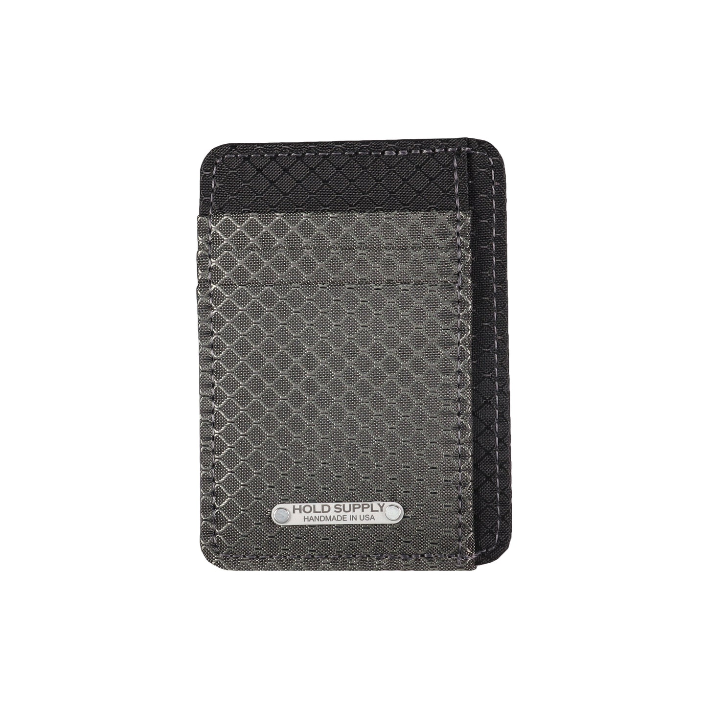 Gray & Black Ripstop Front Pocket Wallet