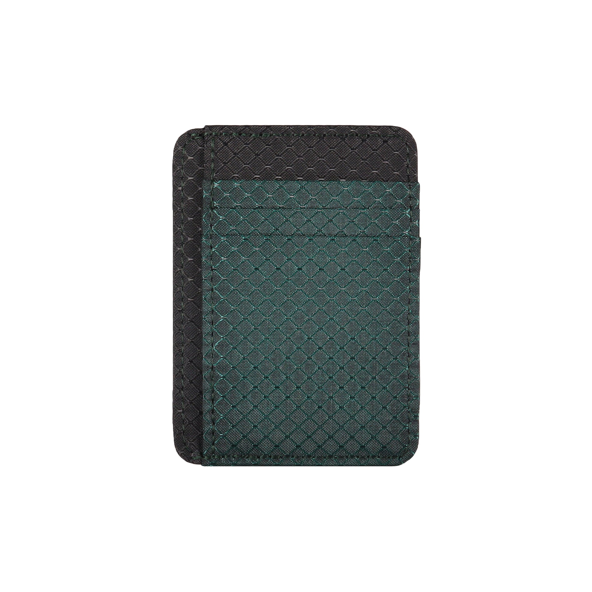 Green & Black Ripstop Front Pocket Wallet