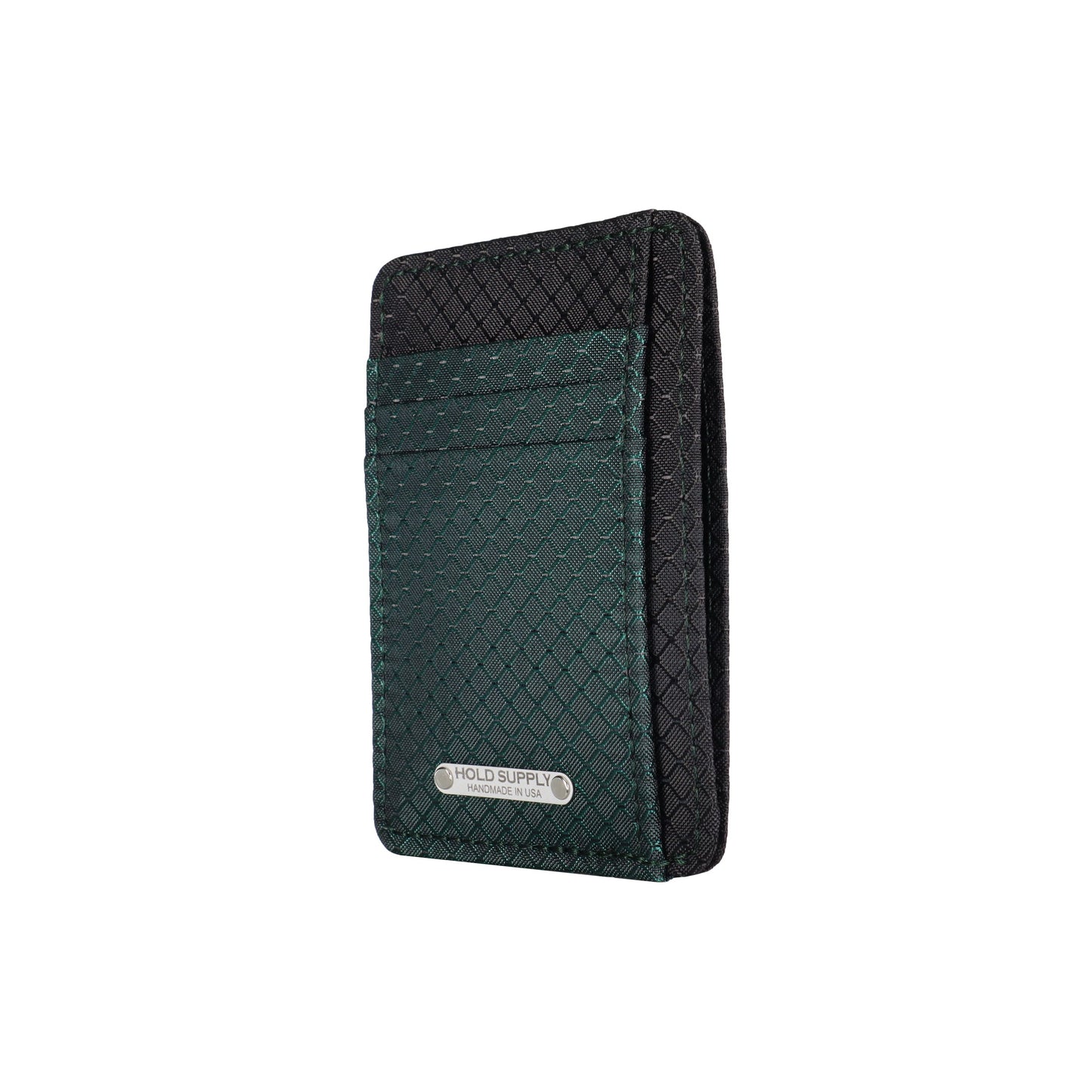 Green & Black Ripstop Front Pocket Wallet