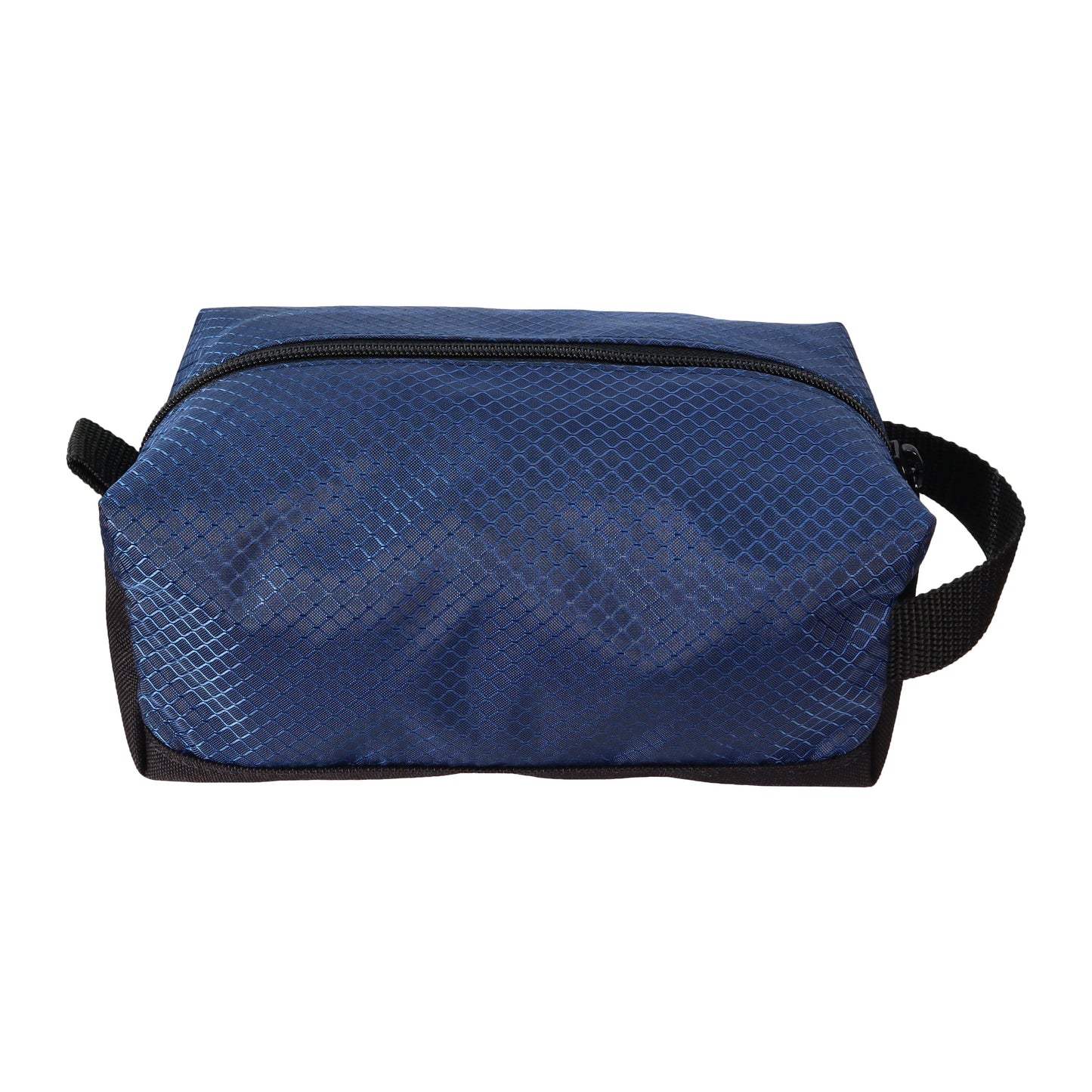 Navy Blue and Black Ripstop and Canvas Toiletry Bag