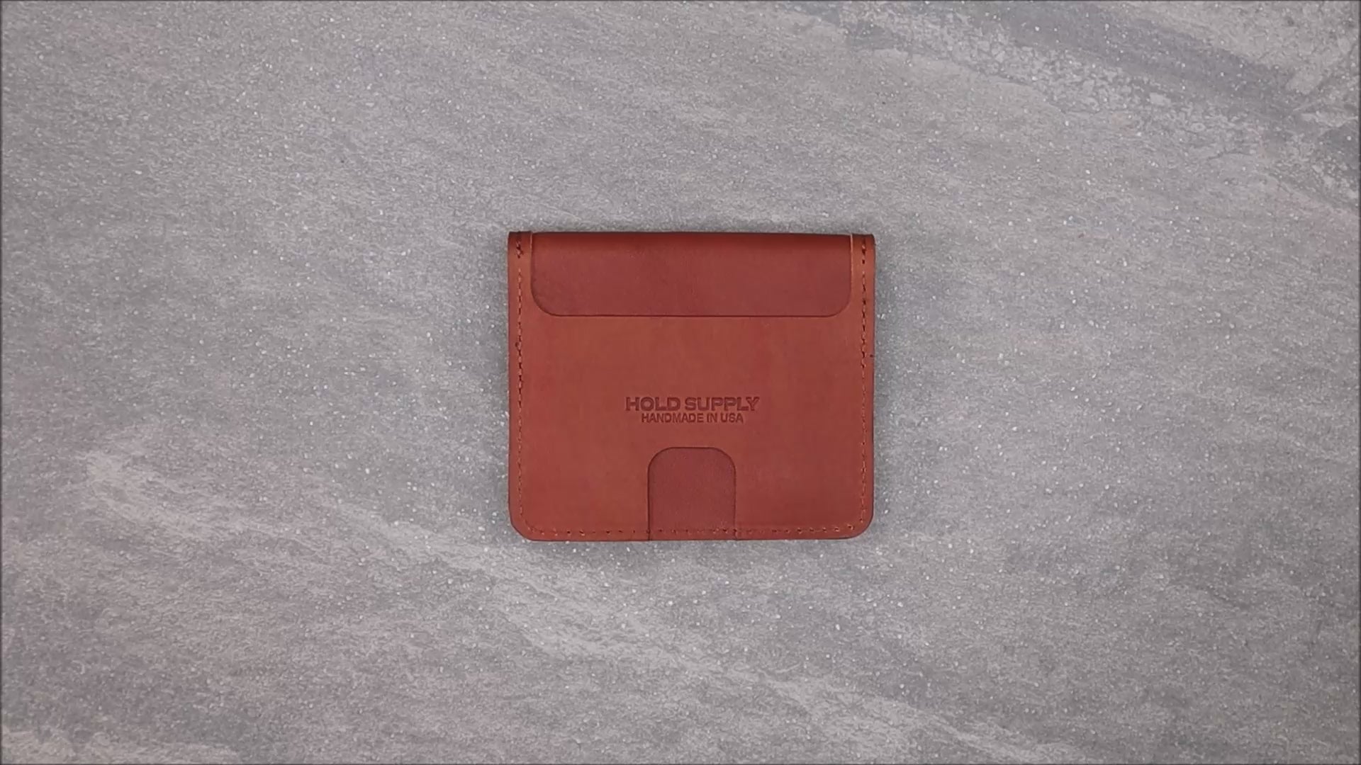 Black and Brown Leather Vertical Bifold Wallet