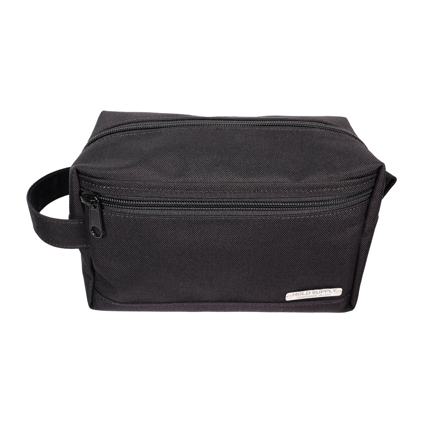 Black Tall Canvas Toiletry Bag