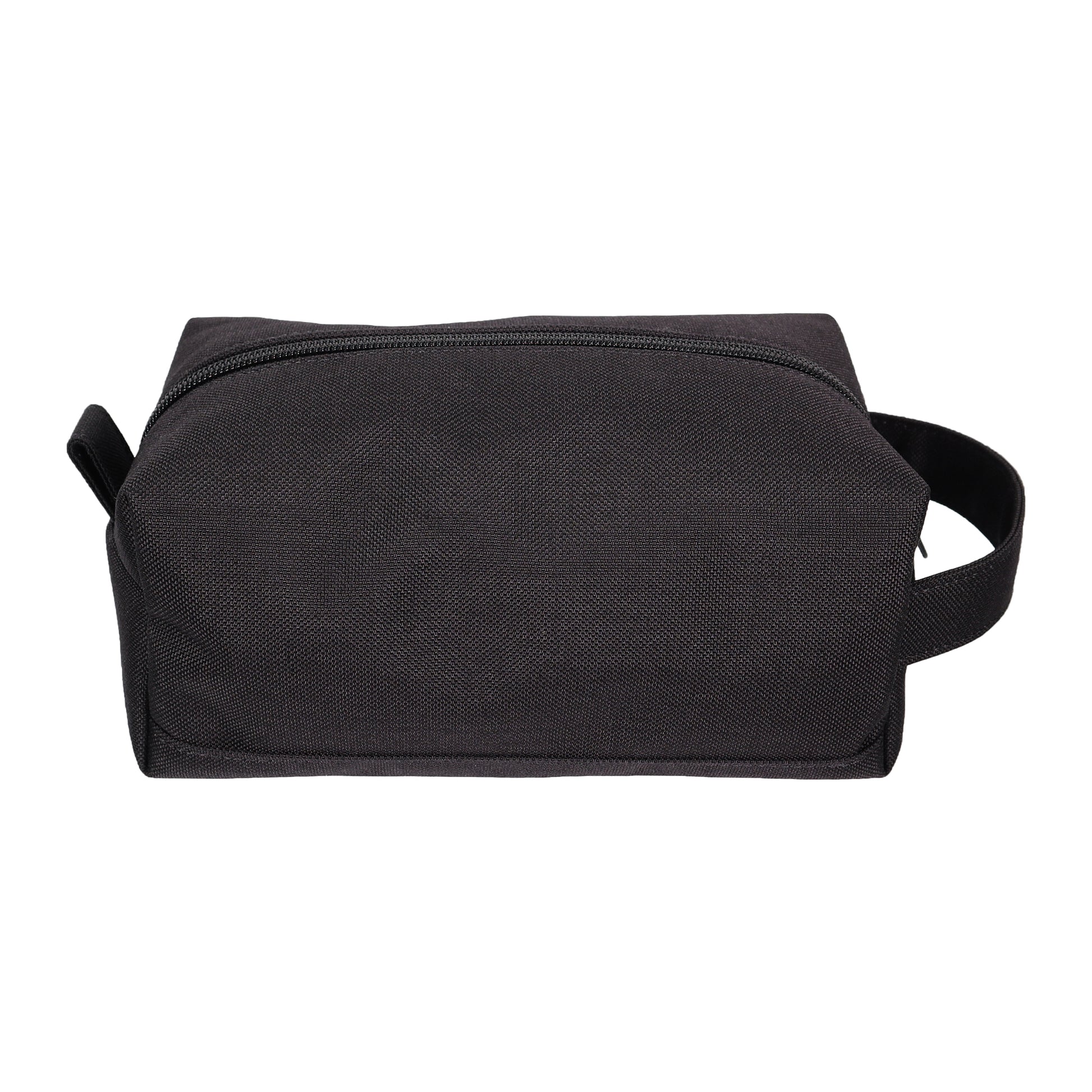 Black Canvas Toiletry Bag