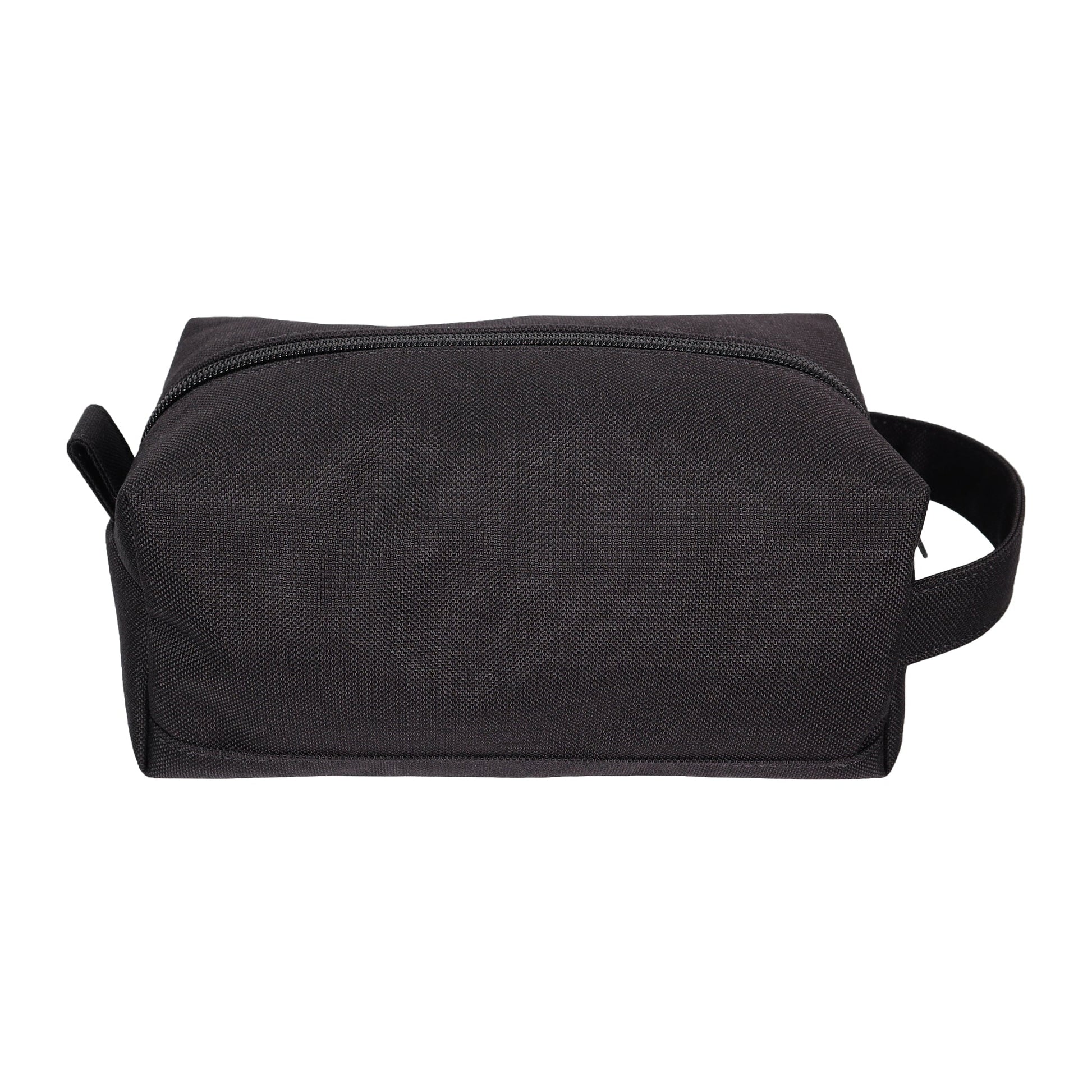 Black Canvas Toiletry Bag