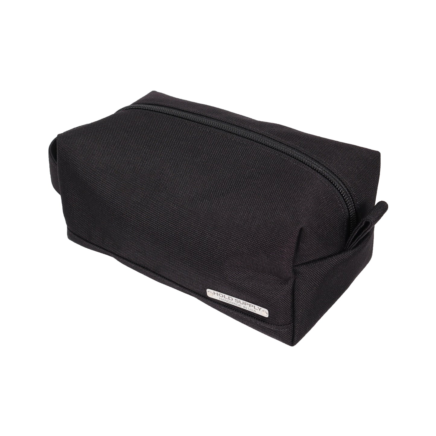 Black Canvas Toiletry Bag