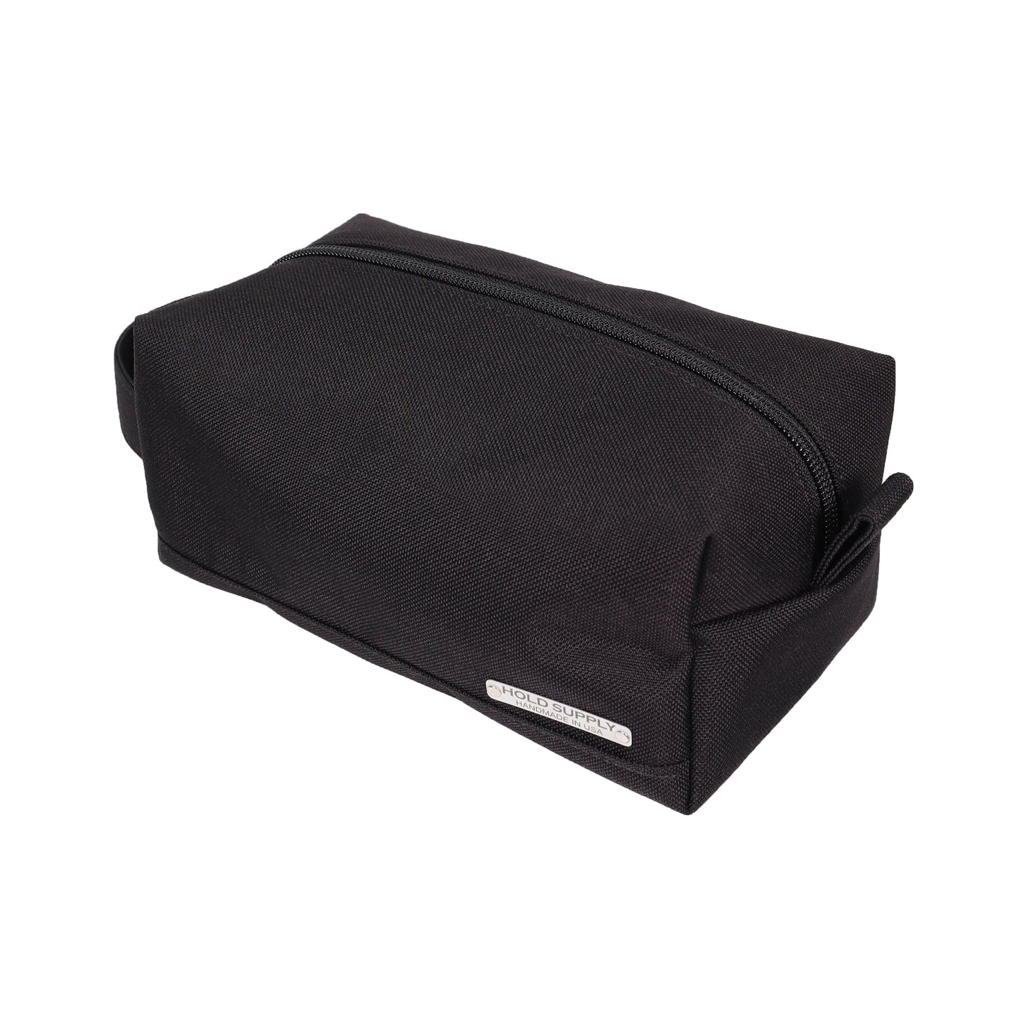 Black Canvas Toiletry Bag