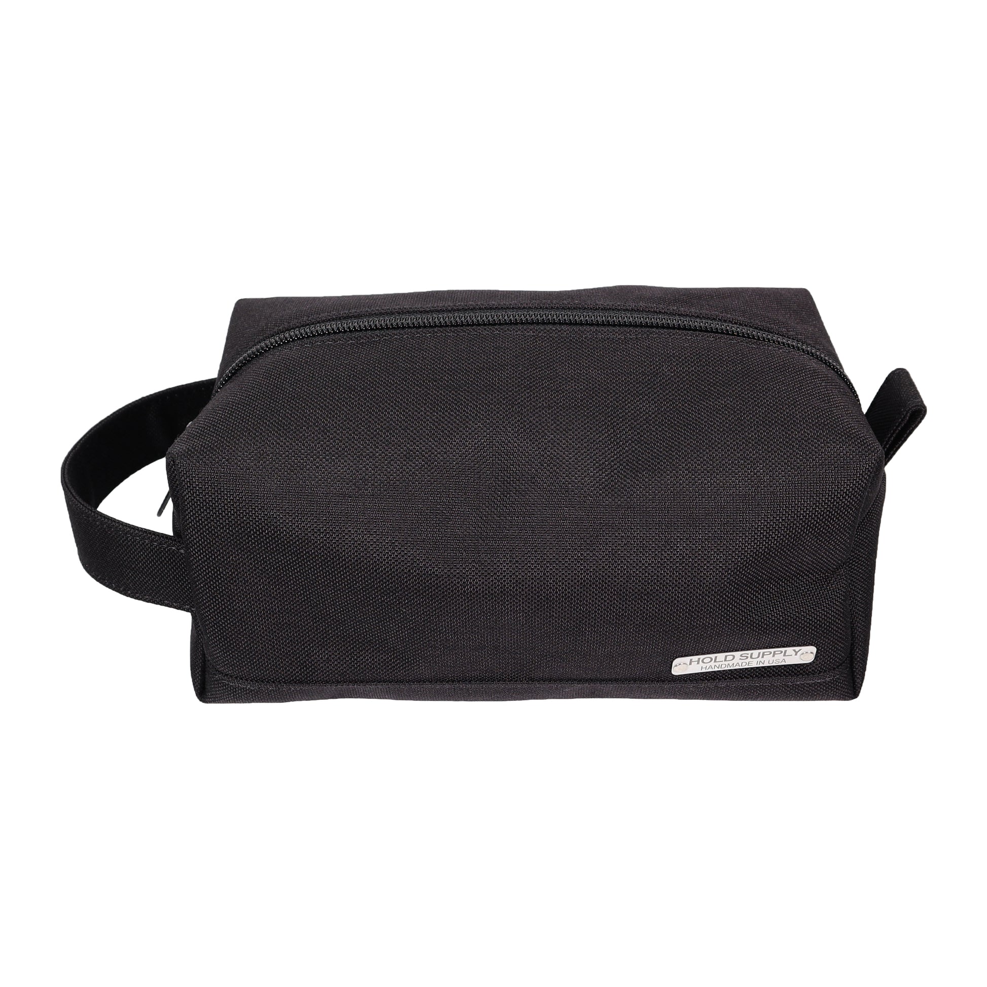 Black Canvas Toiletry Bag