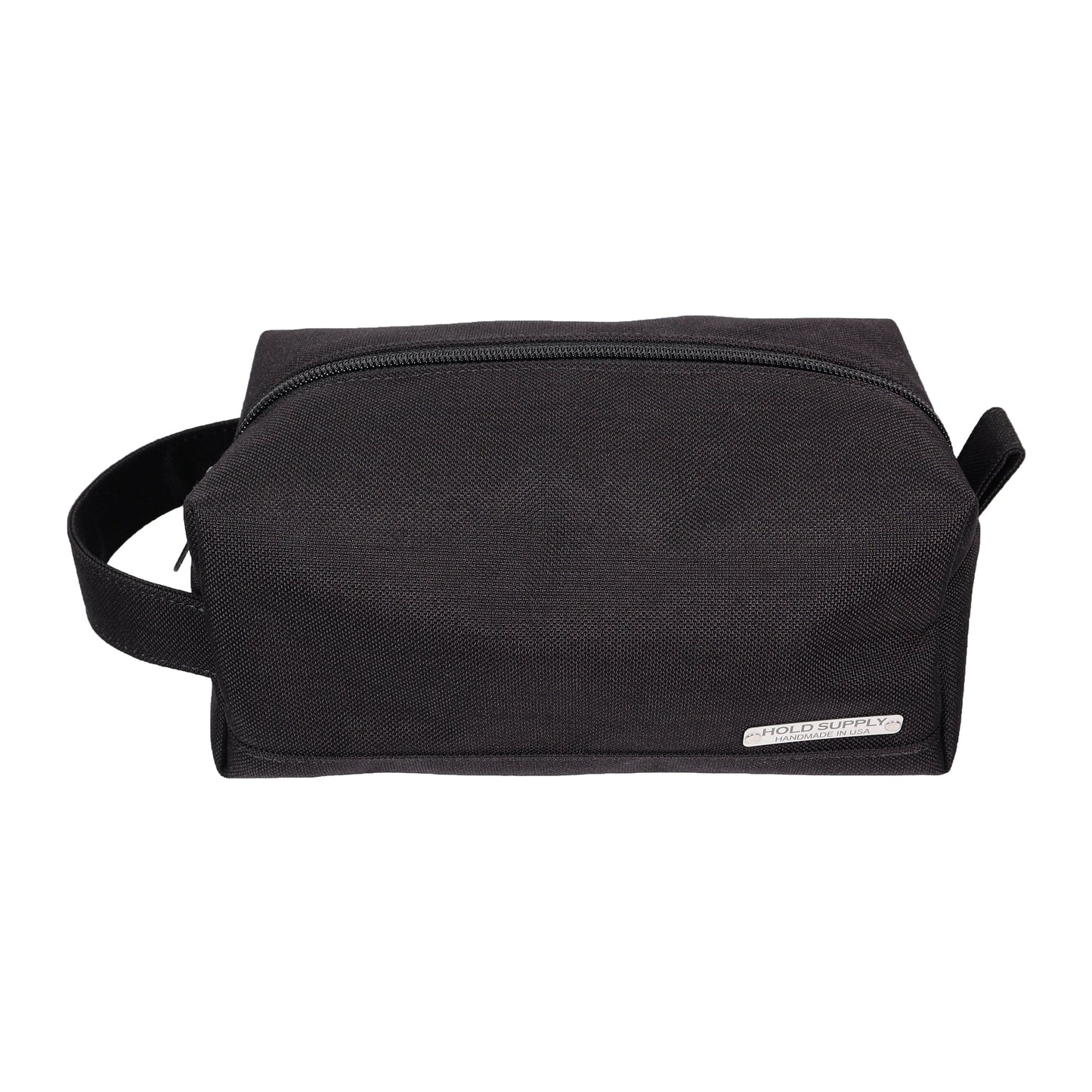 Black Canvas Toiletry Bag