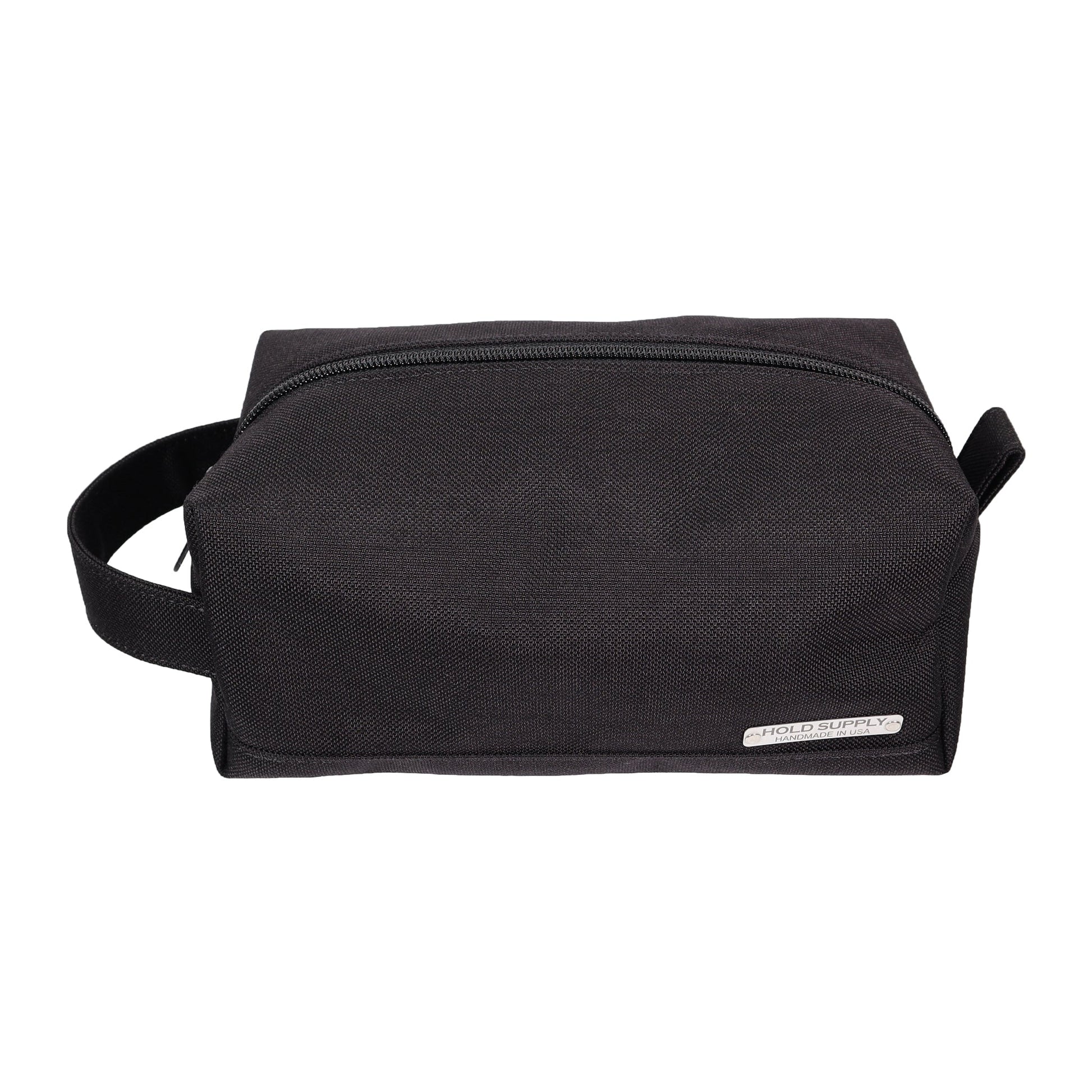 Black Canvas Toiletry Bag