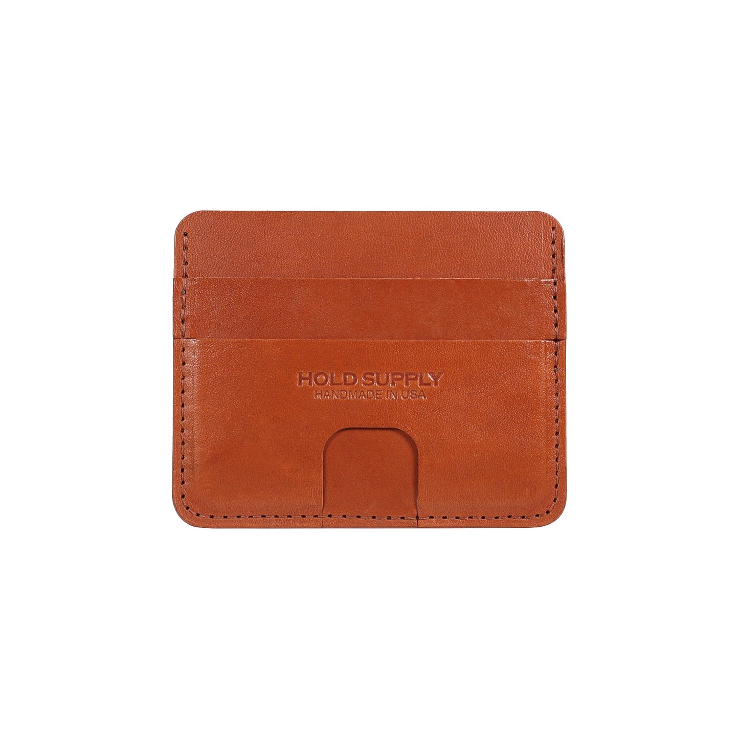 Brown Leather Card Holder Wallet