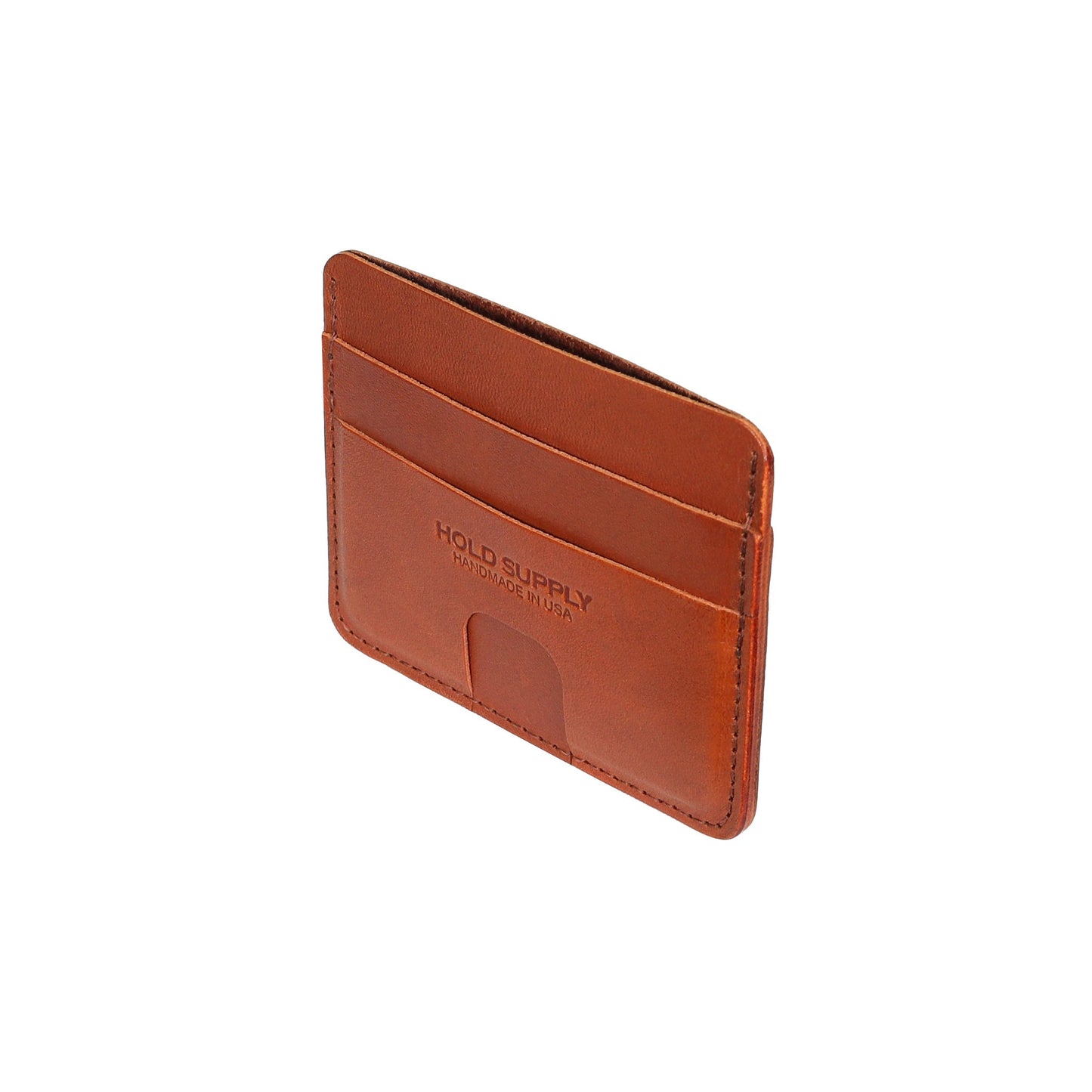 Brown Leather Card Holder Wallet