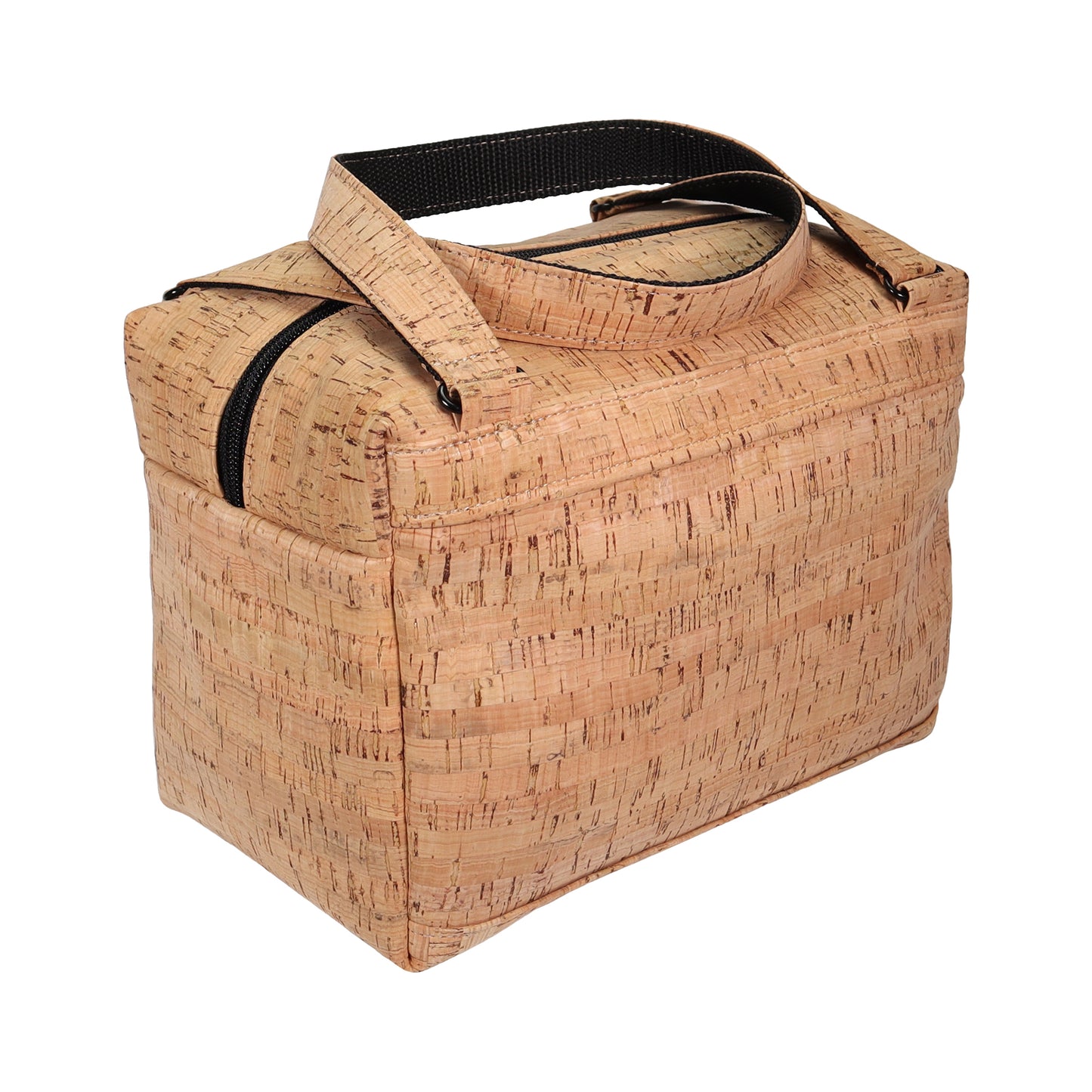 Insulated Cork Zippered Lunch Bag