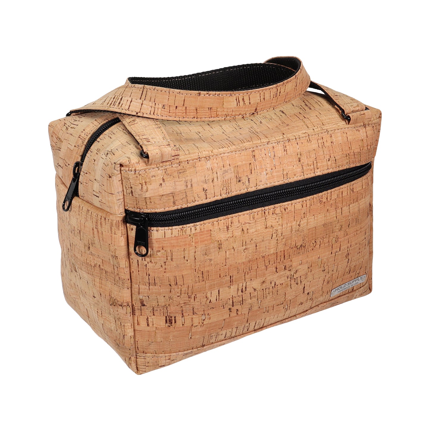 Insulated Cork Zippered Lunch Bag