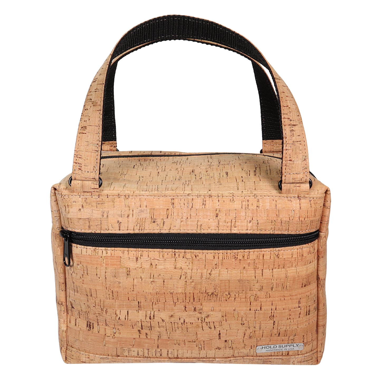 Insulated Cork Zippered Lunch Bag