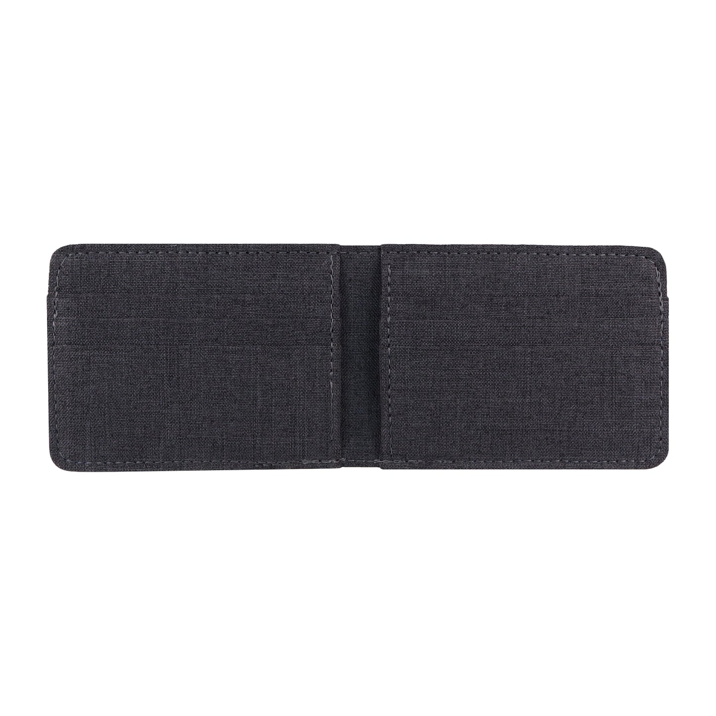 Gray Fabric Bifold Wallet