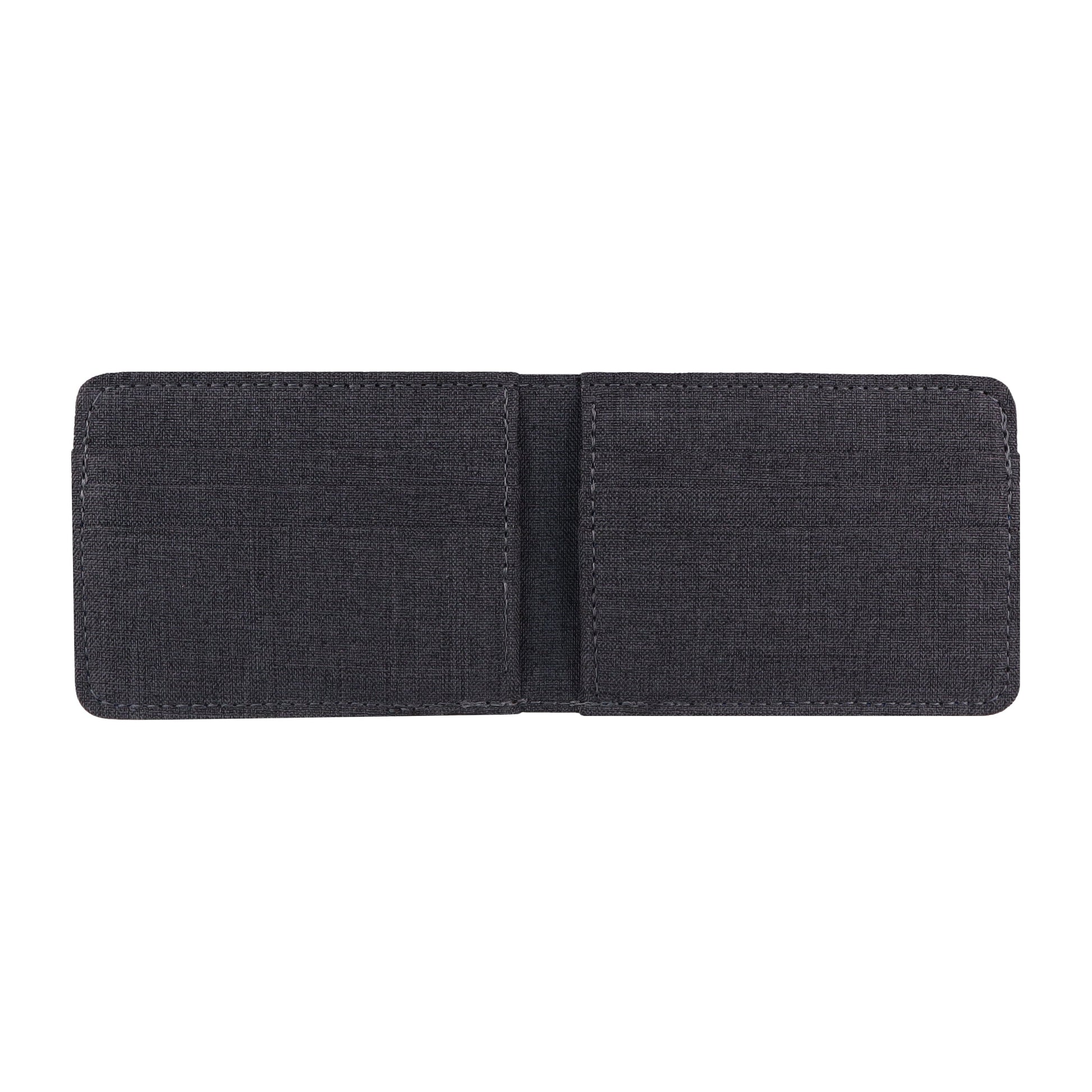 Gray Fabric Bifold Wallet