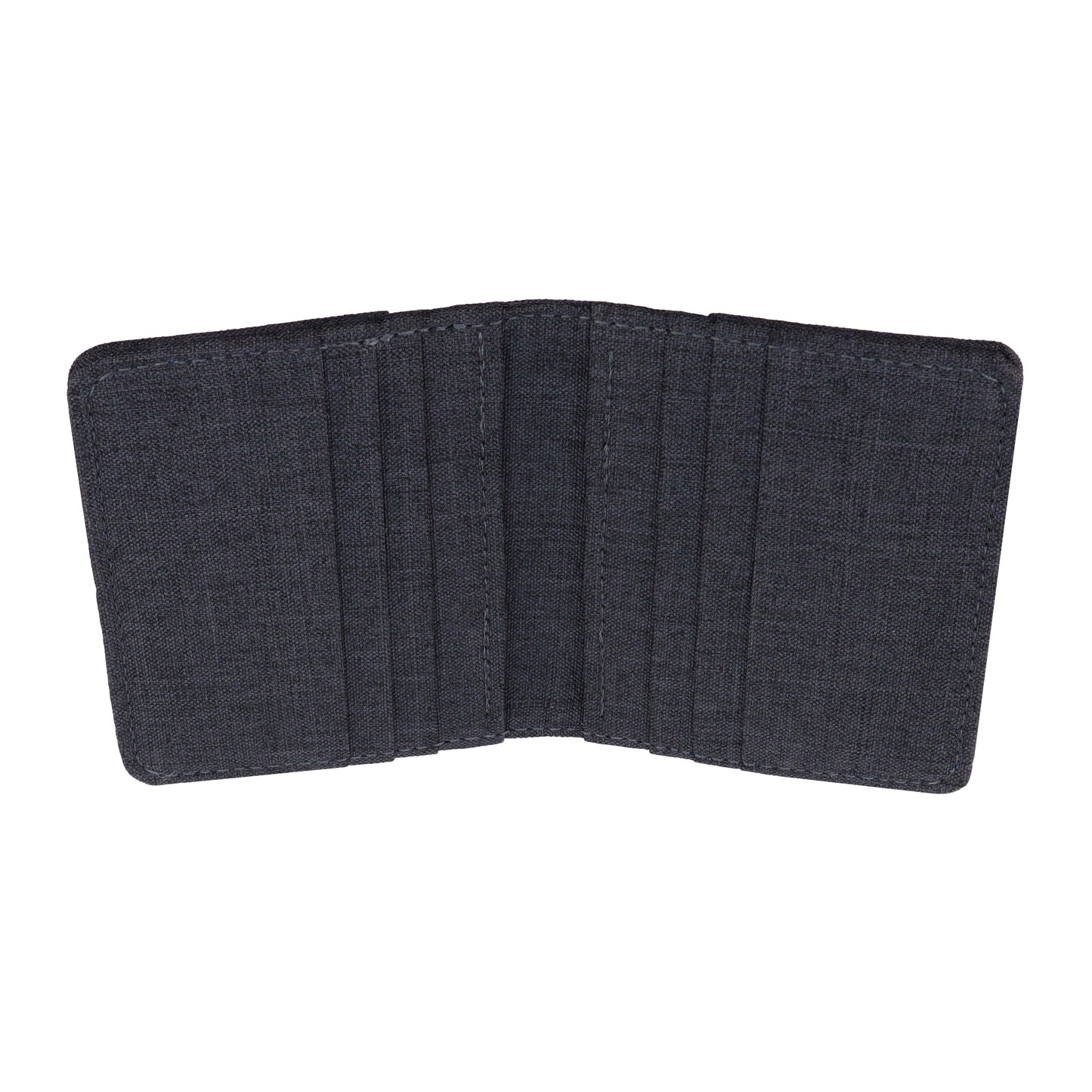 Gray Vertical Bifold Wallet