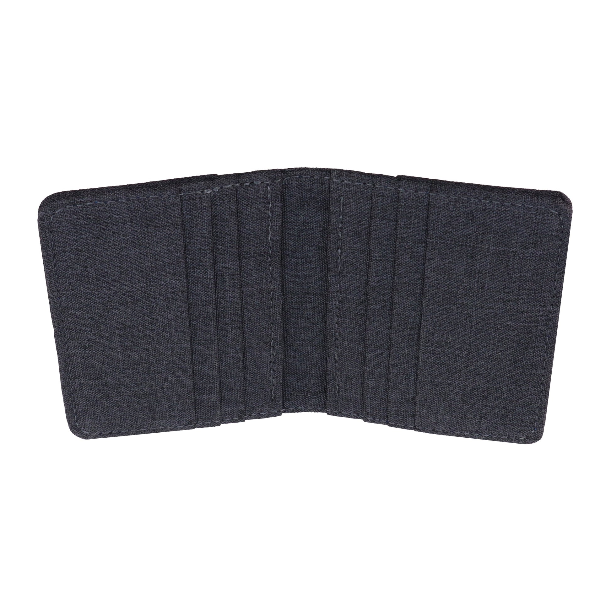 Gray Vertical Bifold Wallet