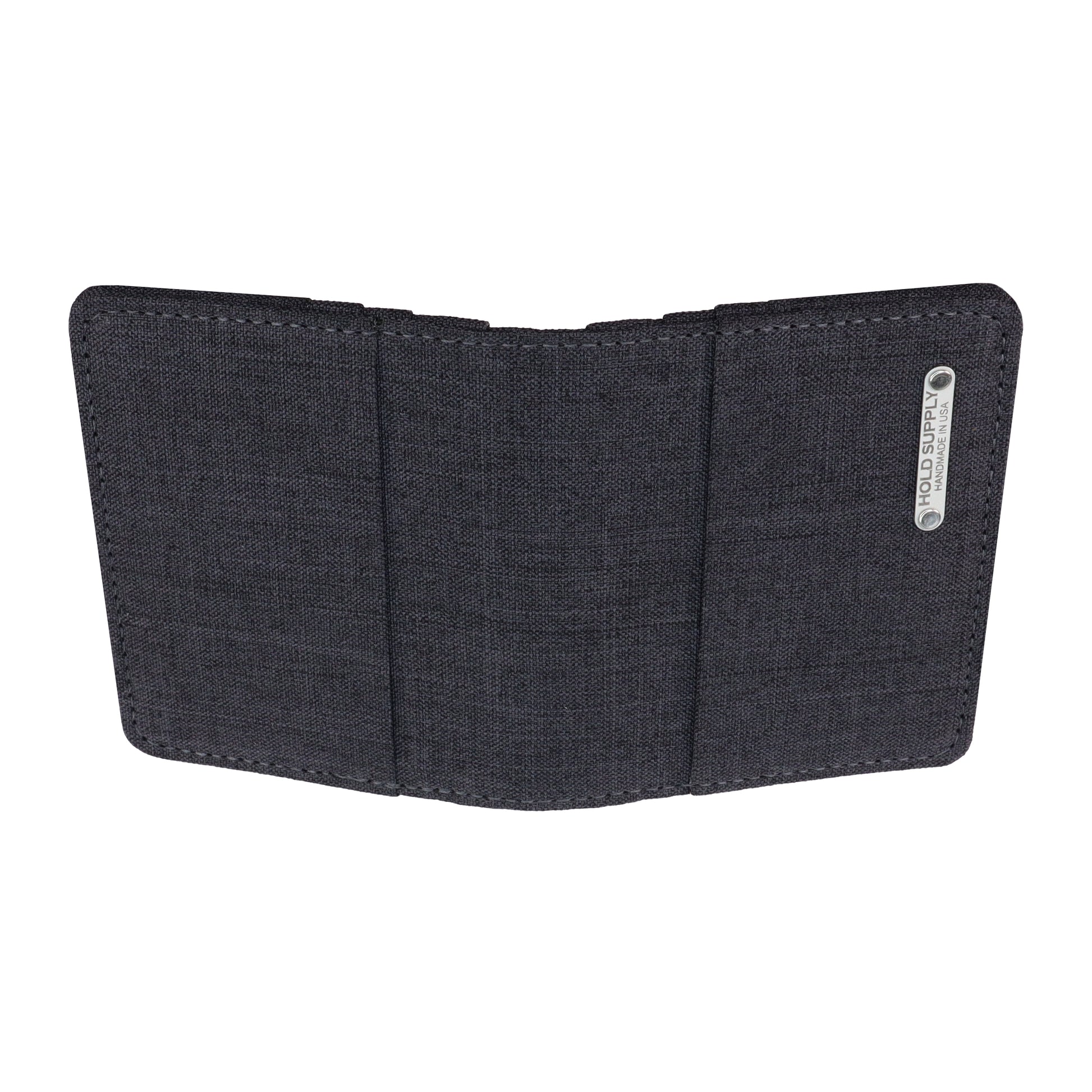 Gray Vertical Bifold Wallet