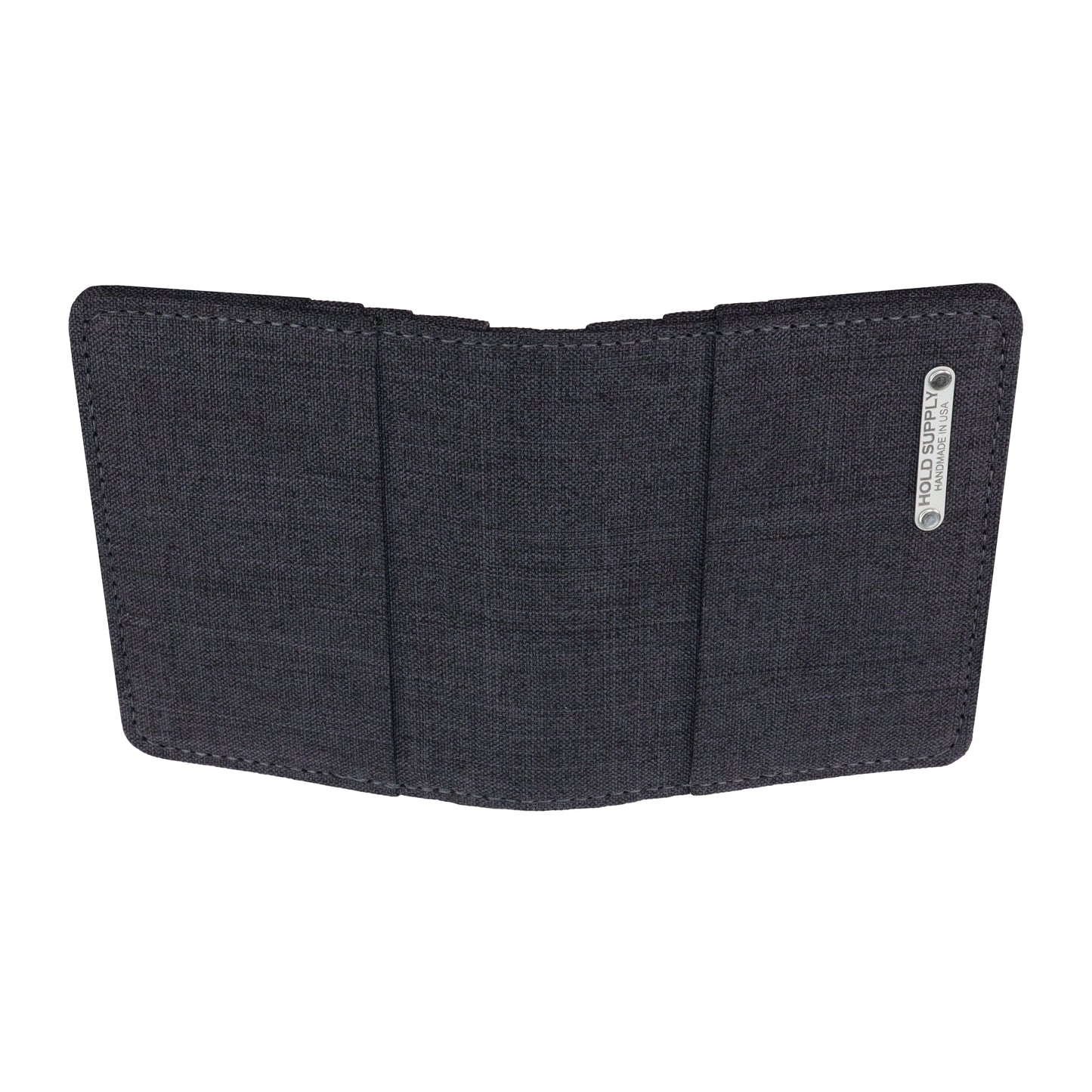 Gray Vertical Bifold Wallet