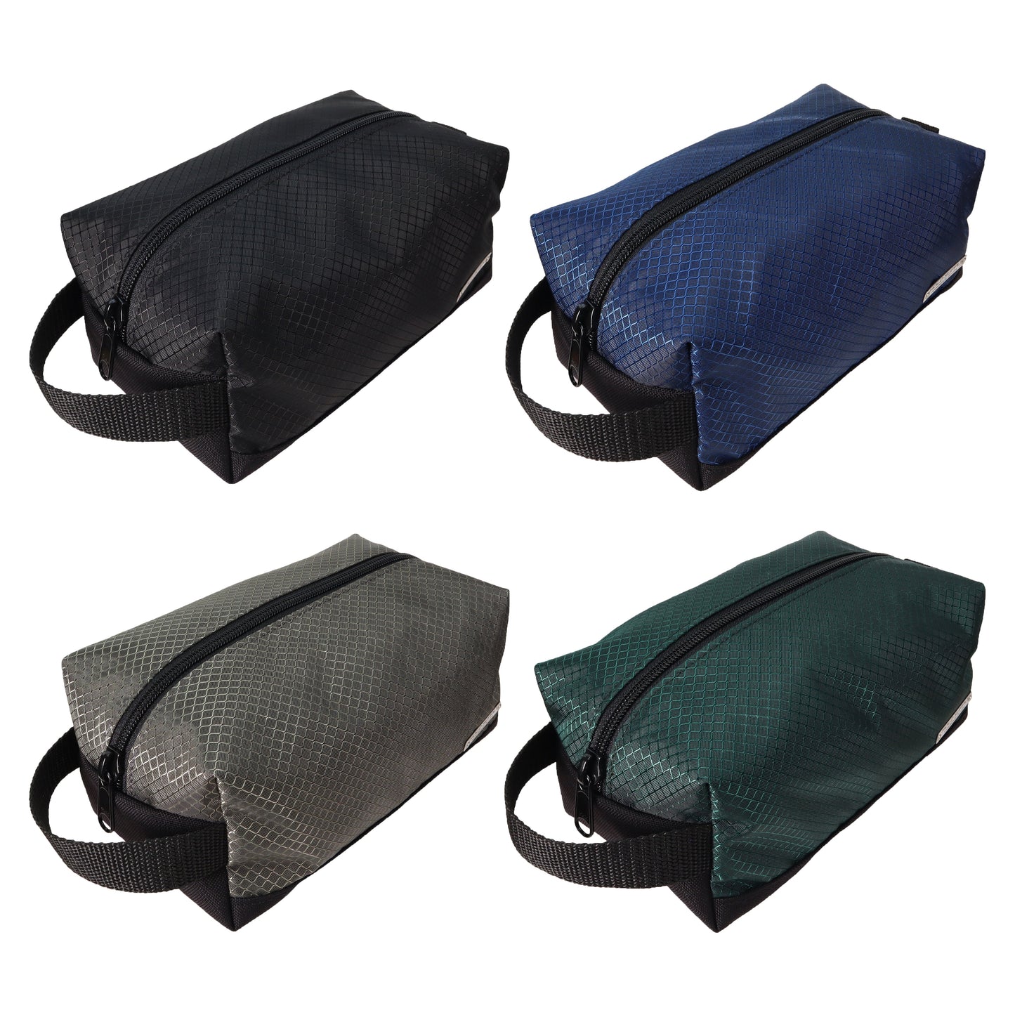 Black Ripstop and Canvas Toiletry Bag