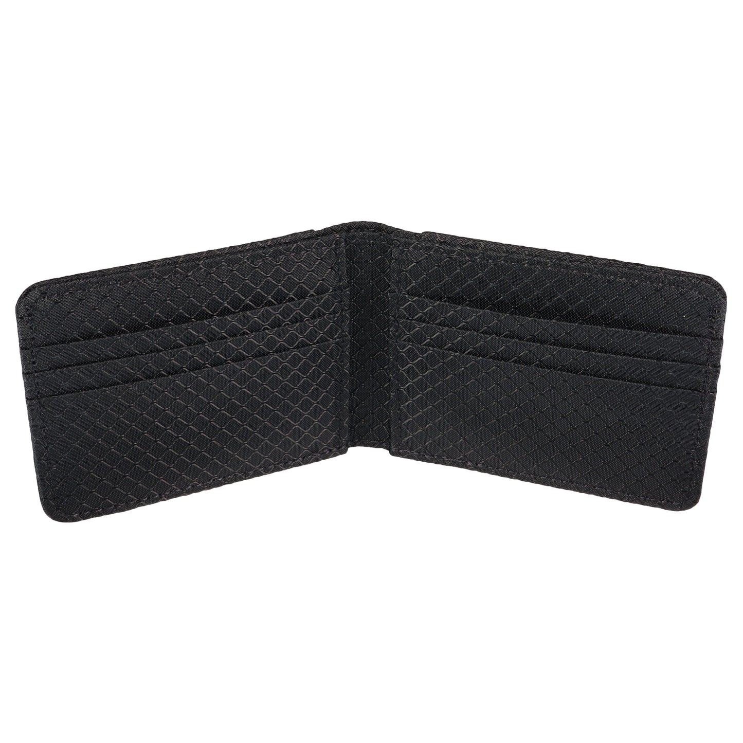 Black Ripstop Fabric Wallet