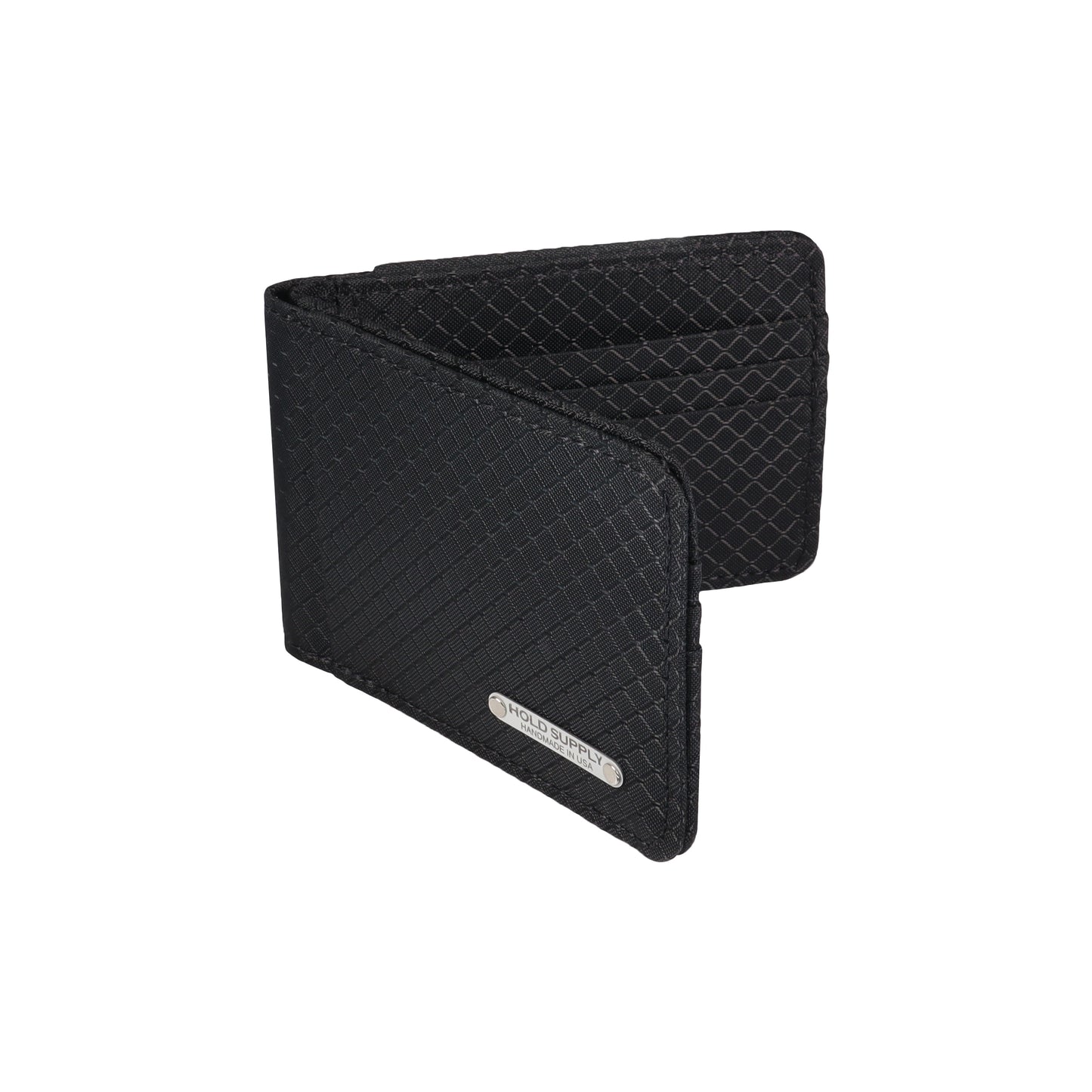 Black Ripstop Fabric Wallet