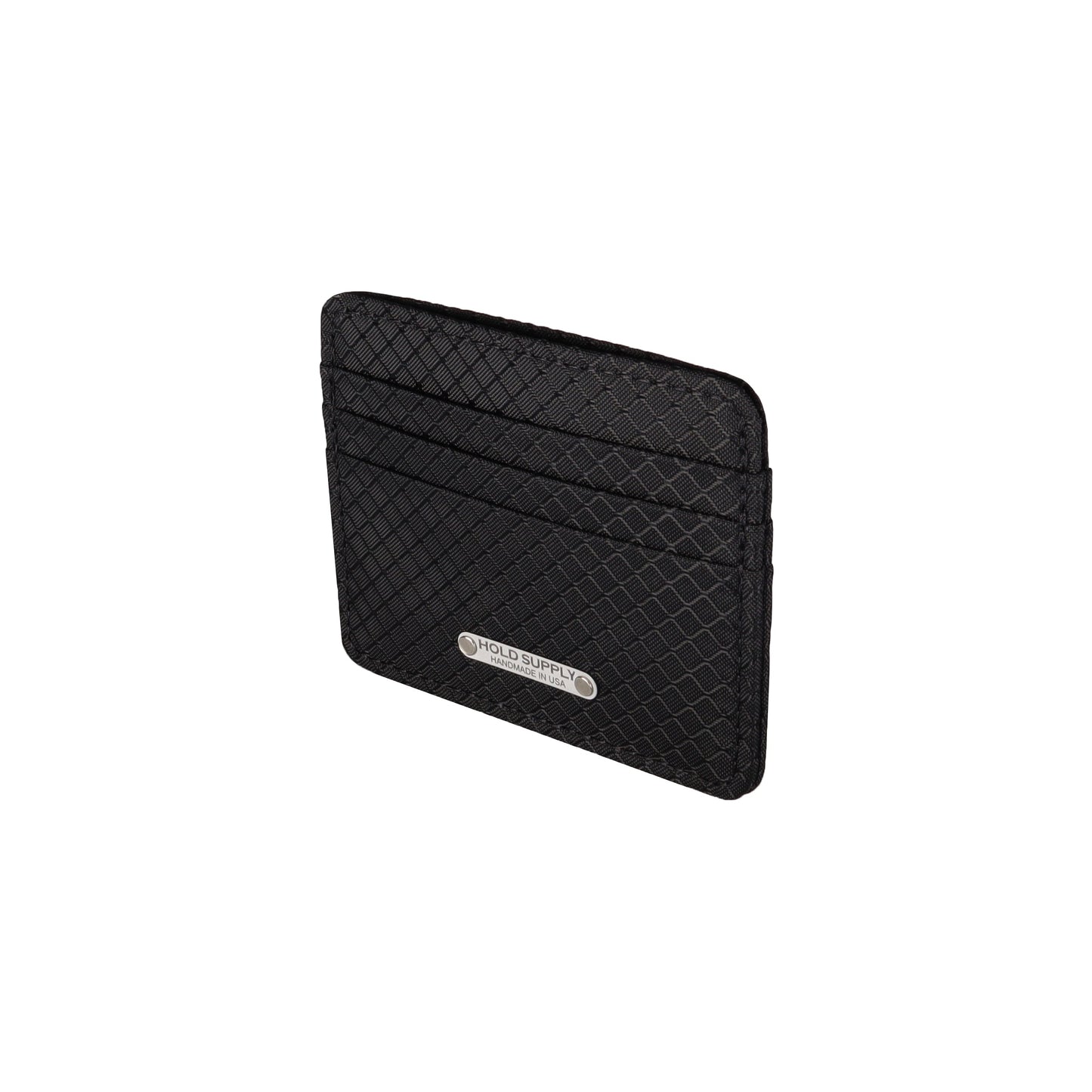 Black Ripstop Card Holder Wallet
