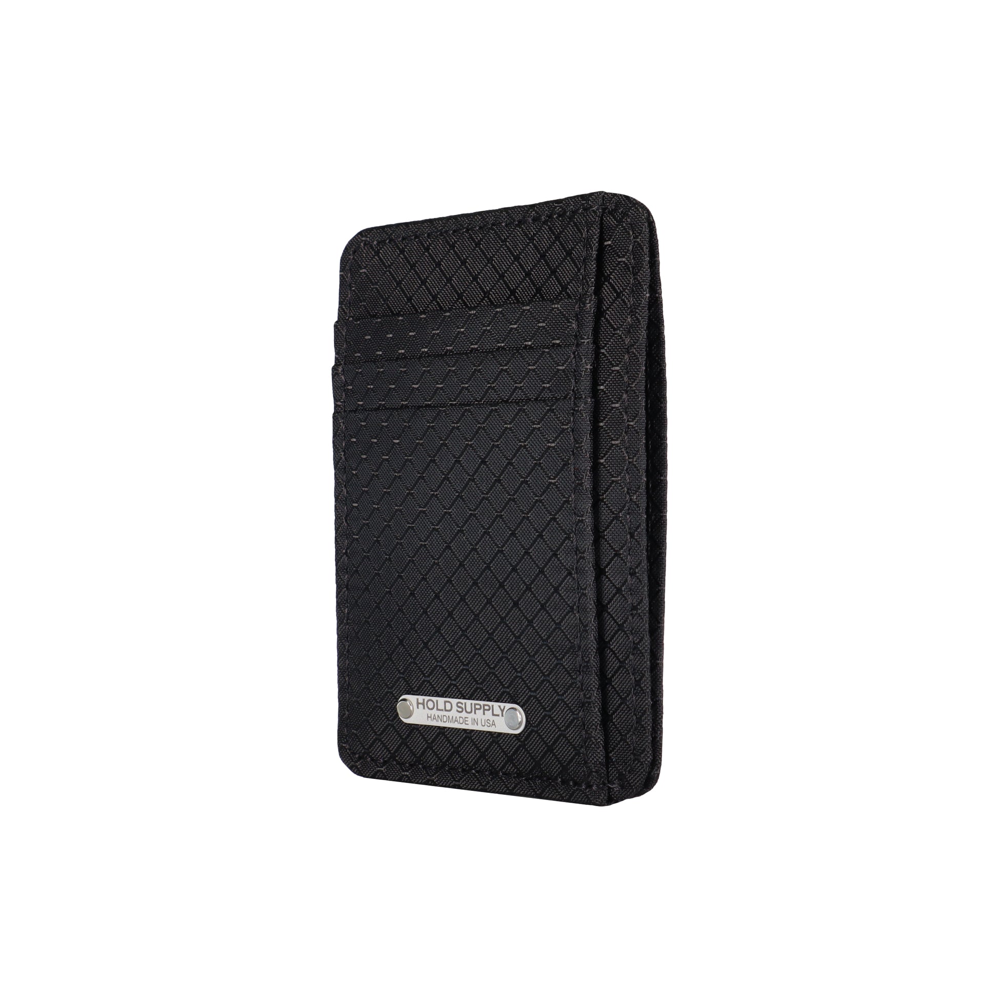 Black Ripstop Front Pocket Wallet