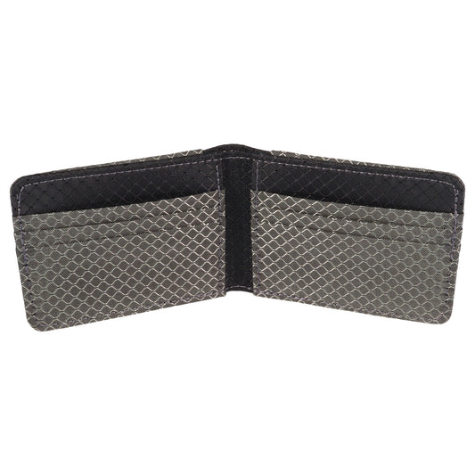 Gray and Black Ripstop Fabric Wallet