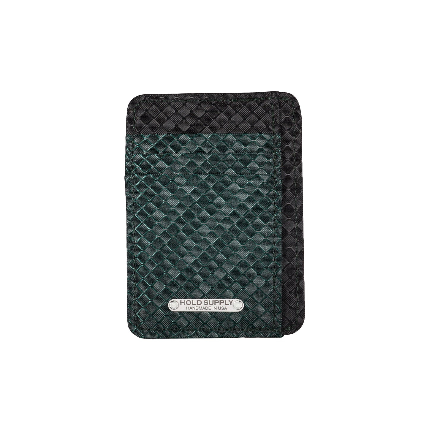 Green & Black Ripstop Front Pocket Wallet