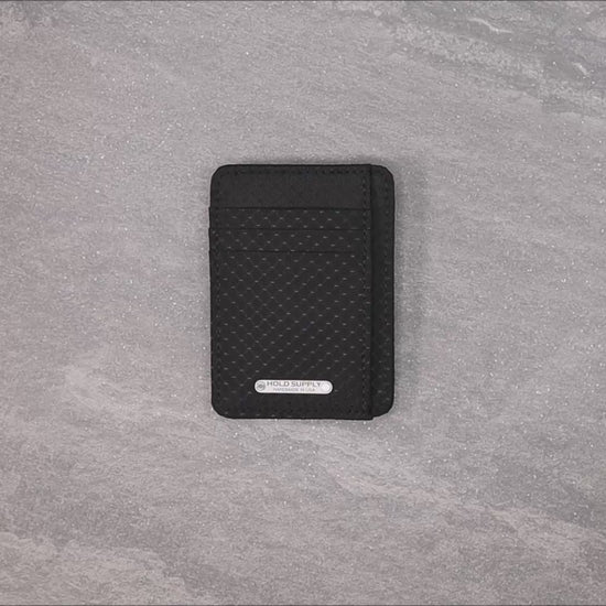 Black Ripstop Front Pocket Wallet