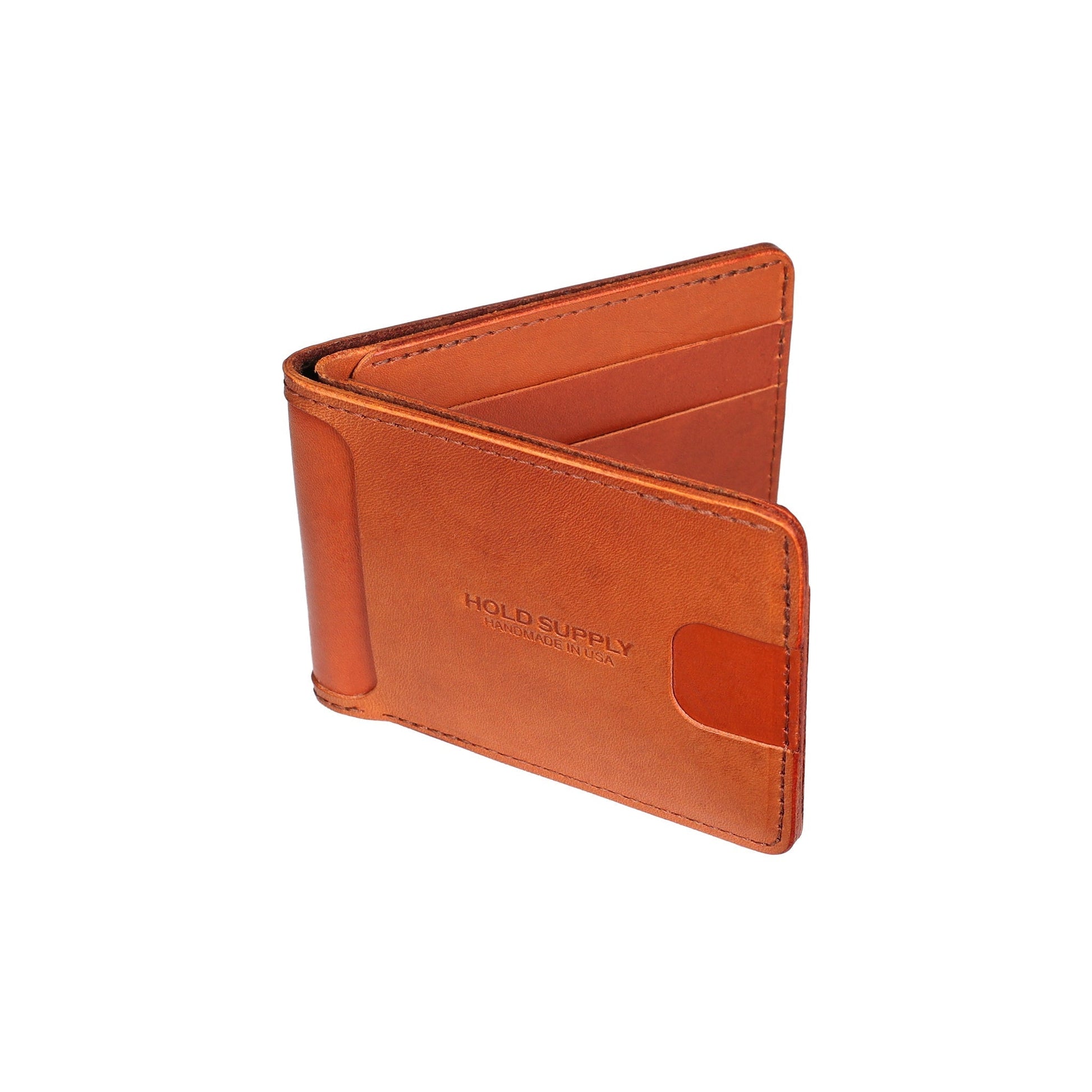 Brown Men's Leather Bifold Wallet