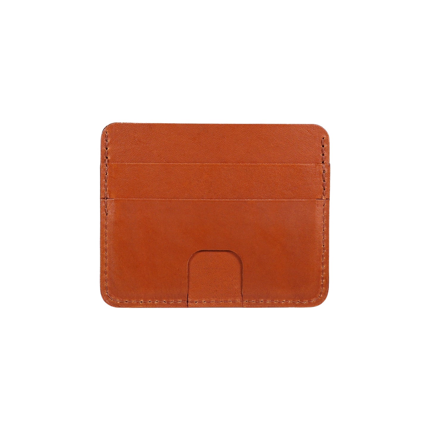 Brown Leather Card Holder Wallet