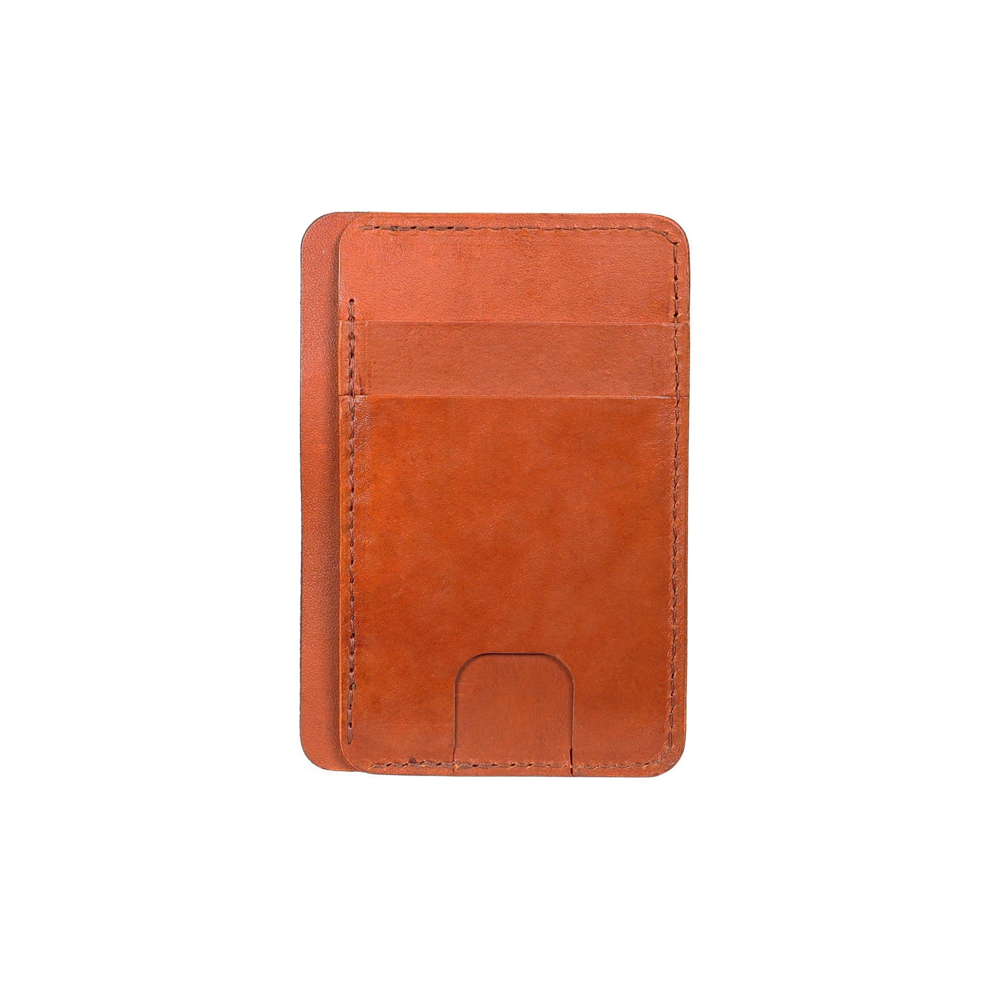 Brown Leather Front Pocket Wallet