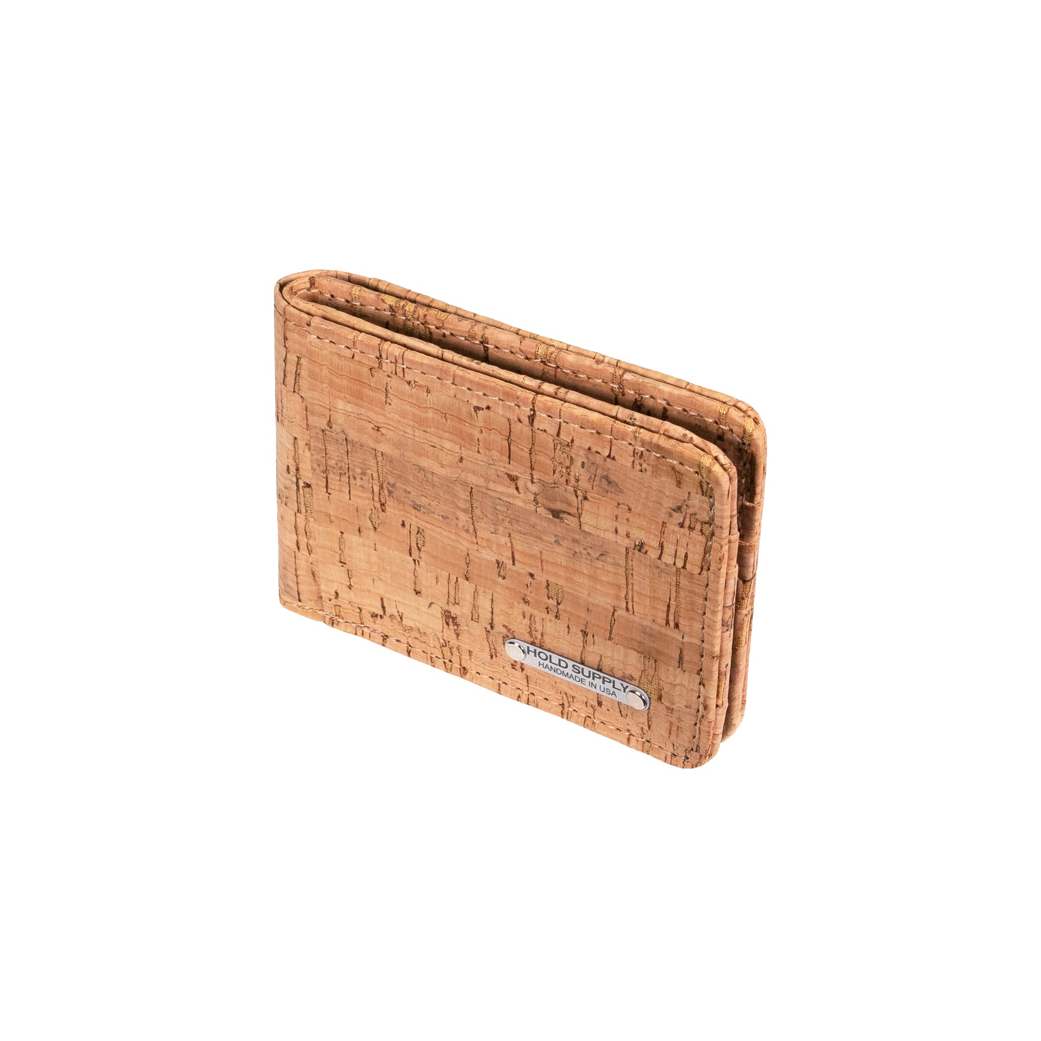 CORK Black Bifold Wallet, Bifold Cork Wallet, Mens Bifold Wallet, Sustainable Brand, unisex Vegan Wallet, Vegan Cork Leather Wallet on sale