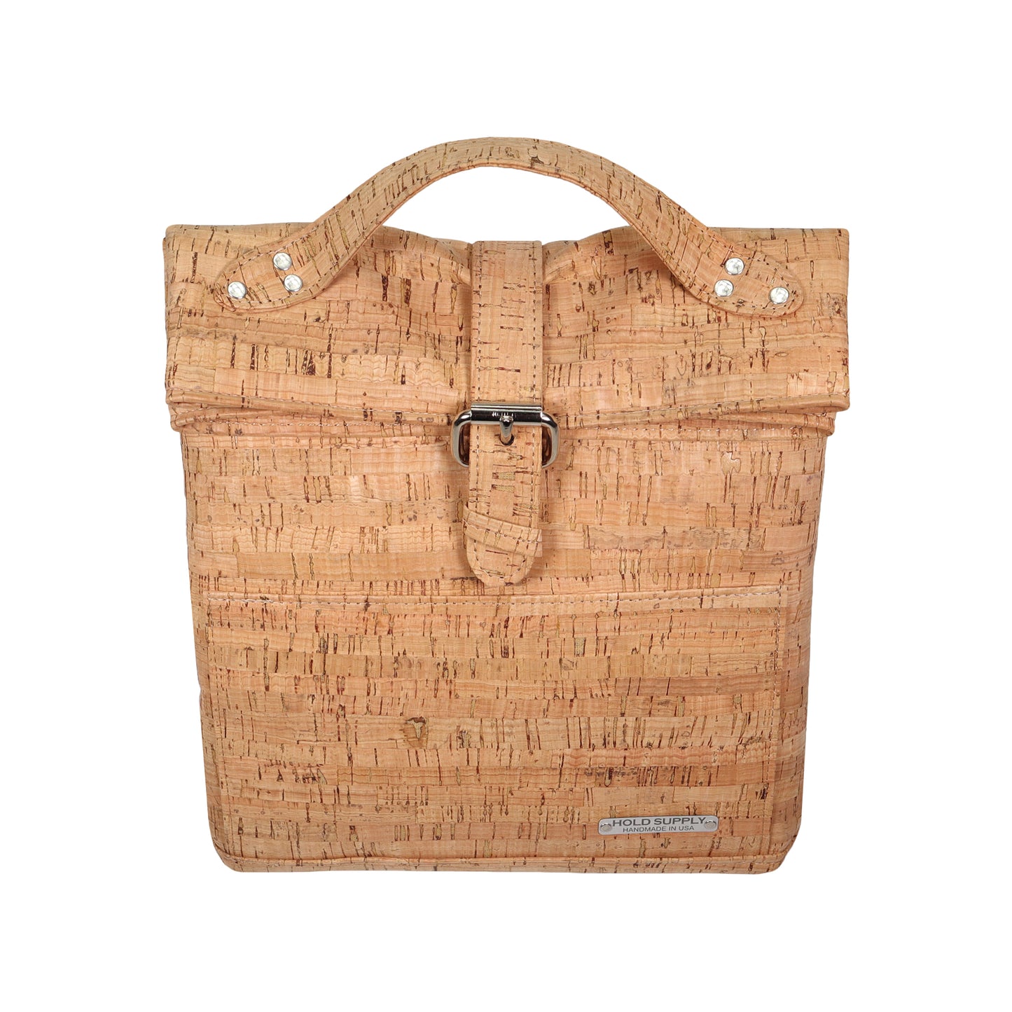 Fold Top Cork Lunch Bag